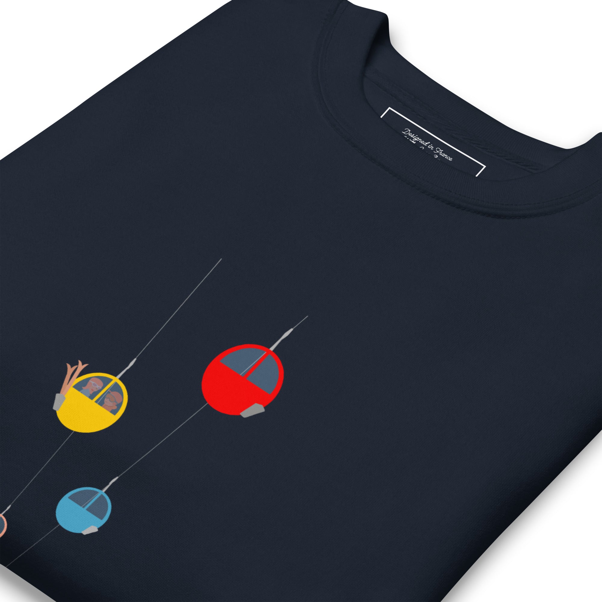 Sweatshirt premium unisexe Gondolas in the mist