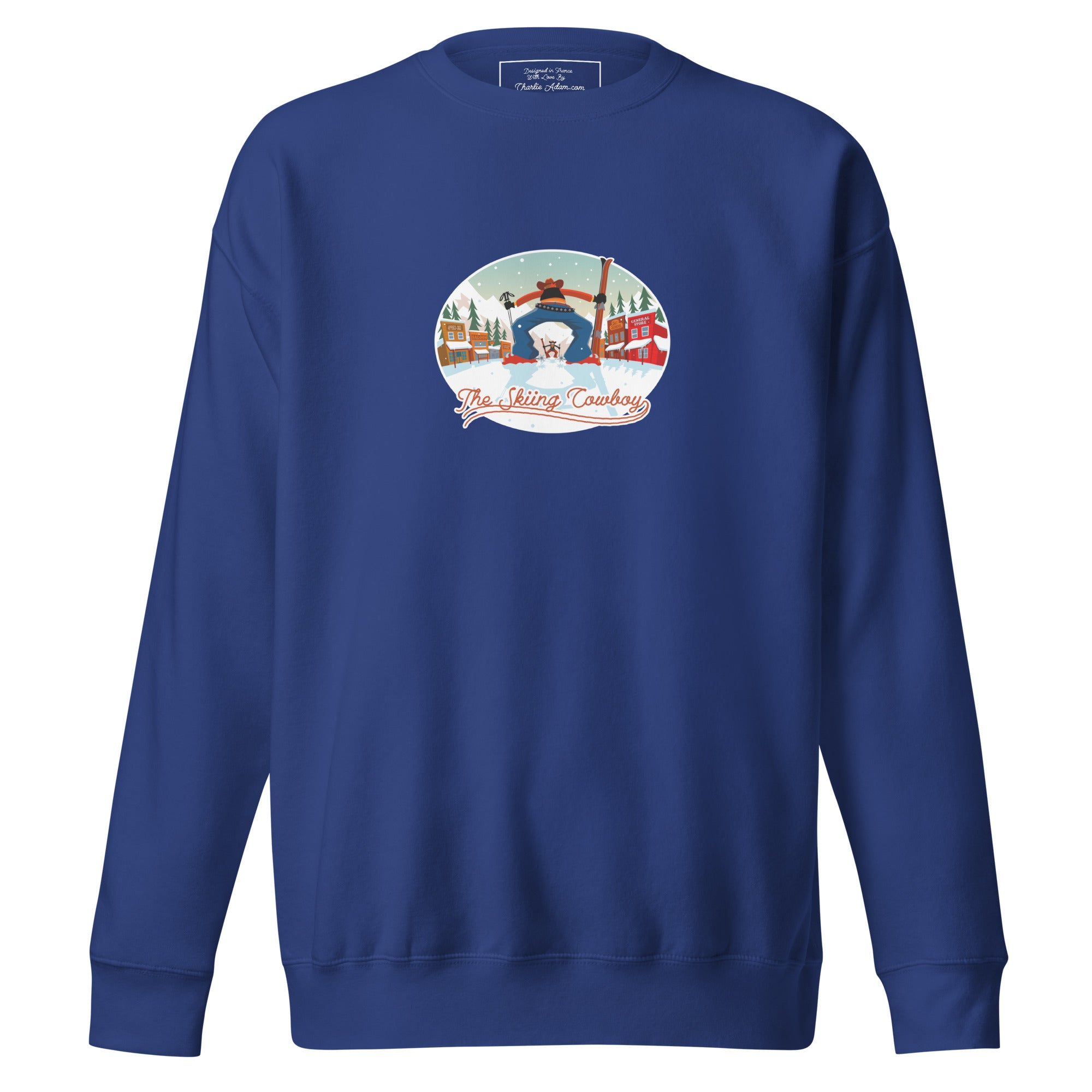 Sweatshirt premium unisexe Ski Fight at OK Corral