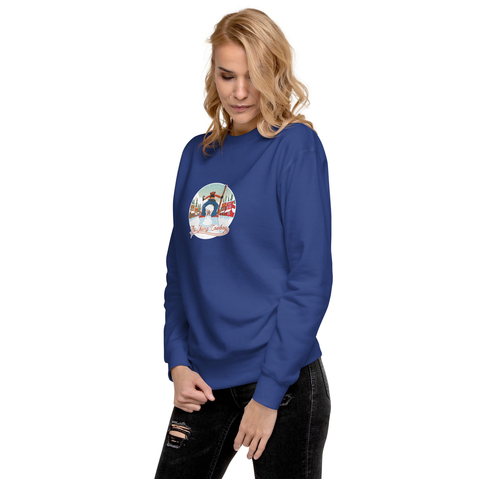 Sweatshirt premium unisexe Ski Fight at OK Corral