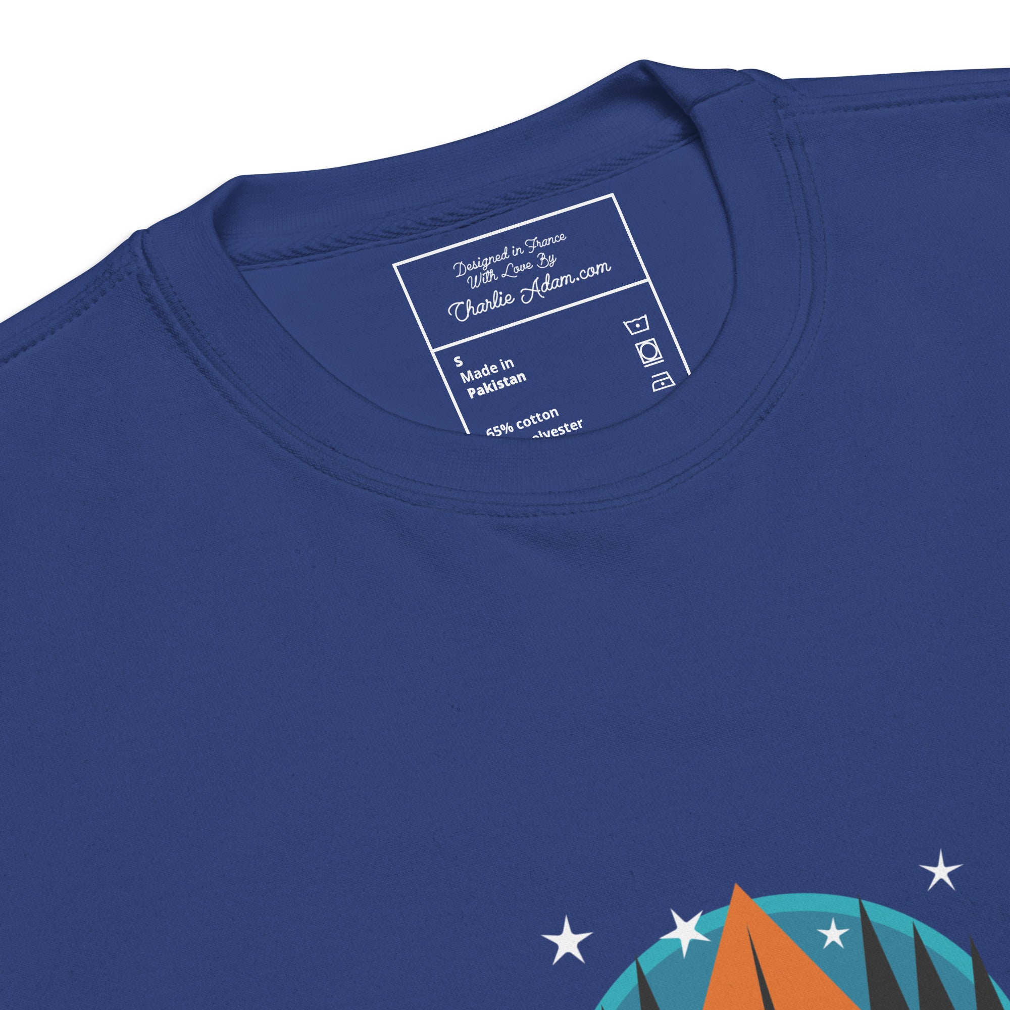 Sweatshirt premium unisexe Free camping is not a crime graphic