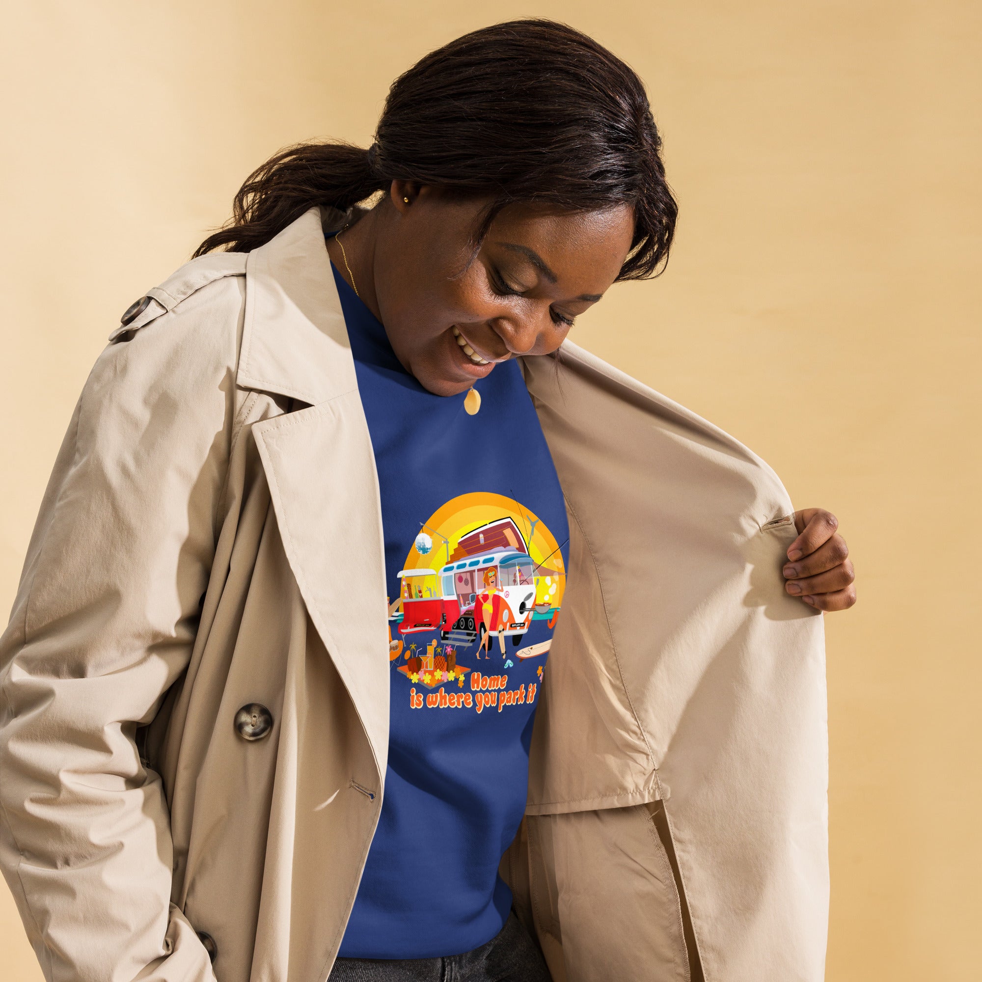 Sweatshirt premium unisexe Ultra Combi Home is where you park it