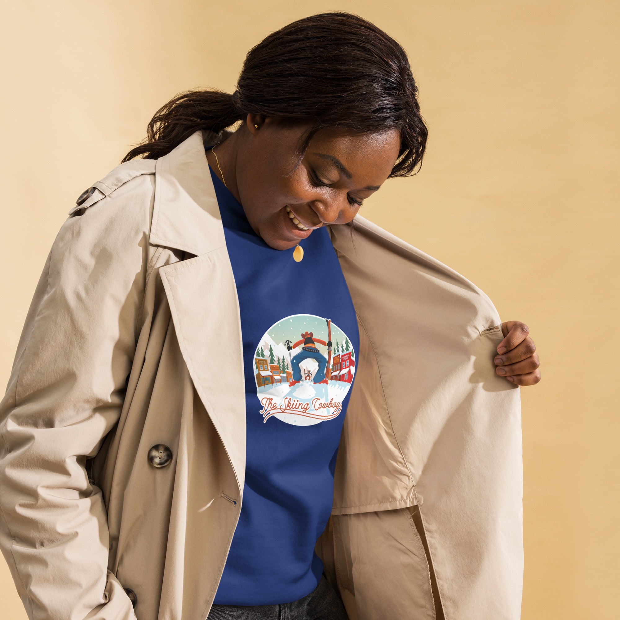 Sweatshirt premium unisexe Ski Fight at OK Corral