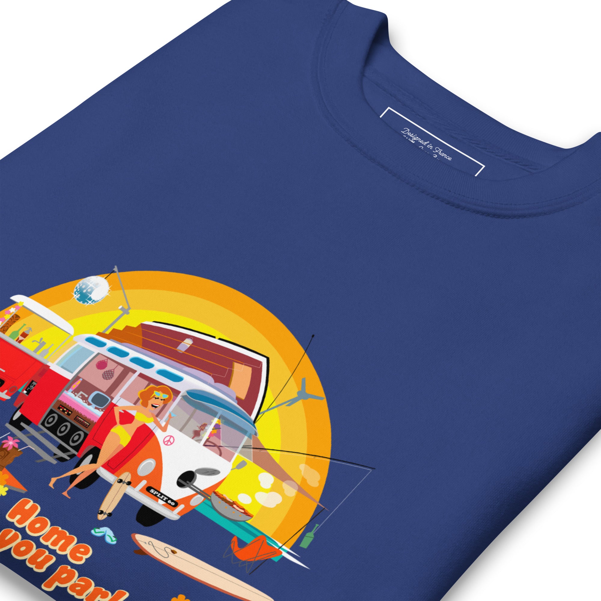 Sweatshirt premium unisexe Ultra Combi Home is where you park it