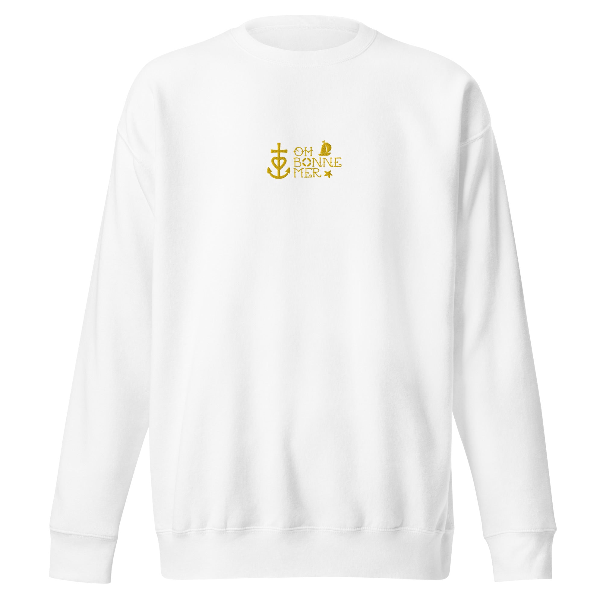 Sweatshirt premium unisexe Oh Bonne Mer 2 brodé