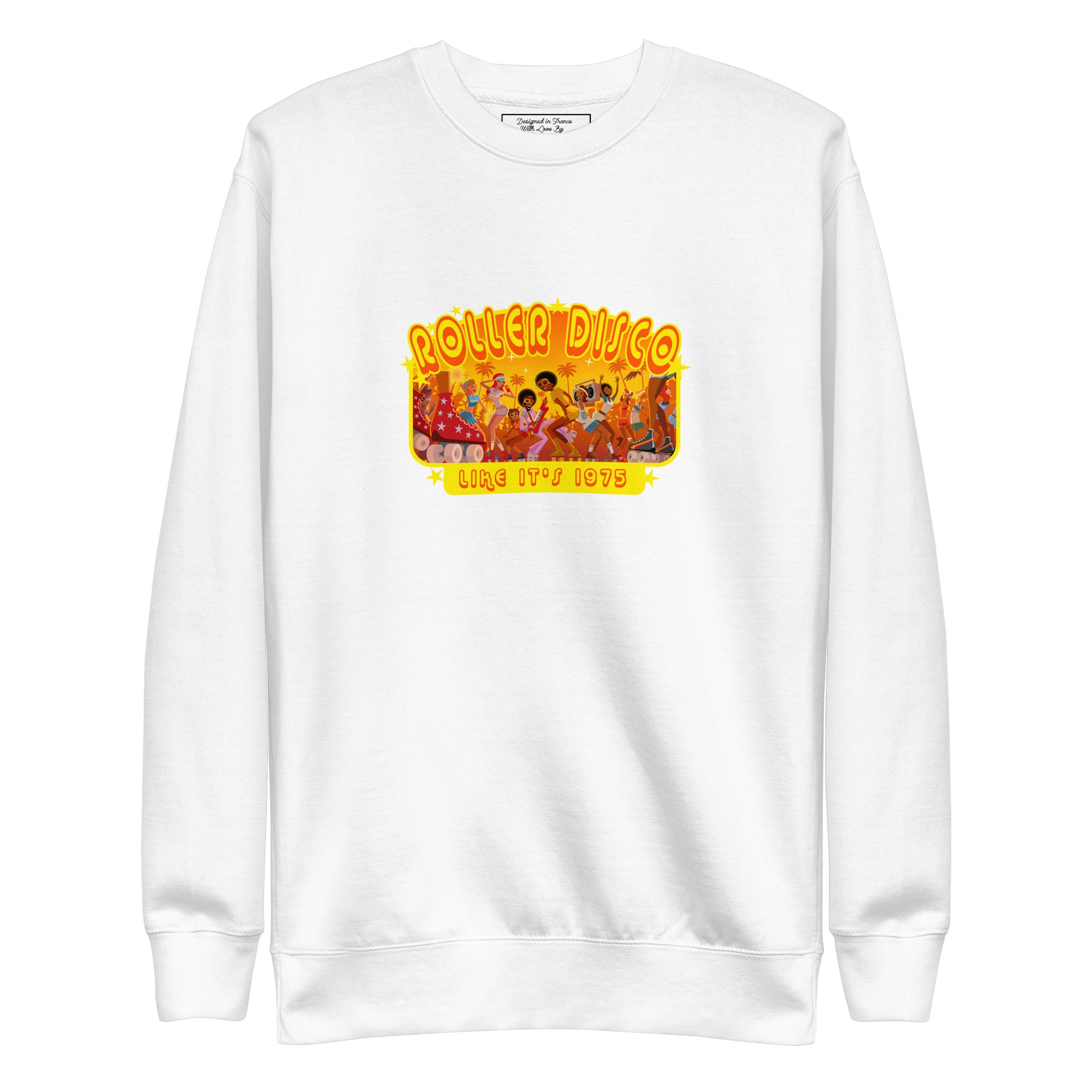 Sweatshirt premium unisexe Roller Disco 1975