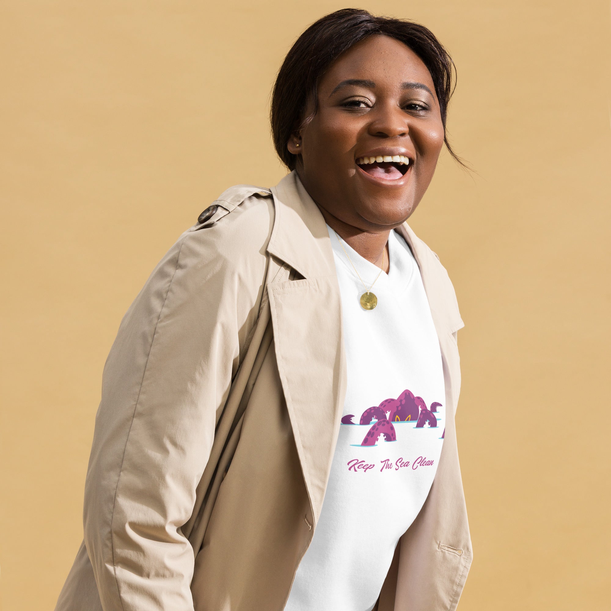 Sweatshirt premium unisexe Octopus Purple