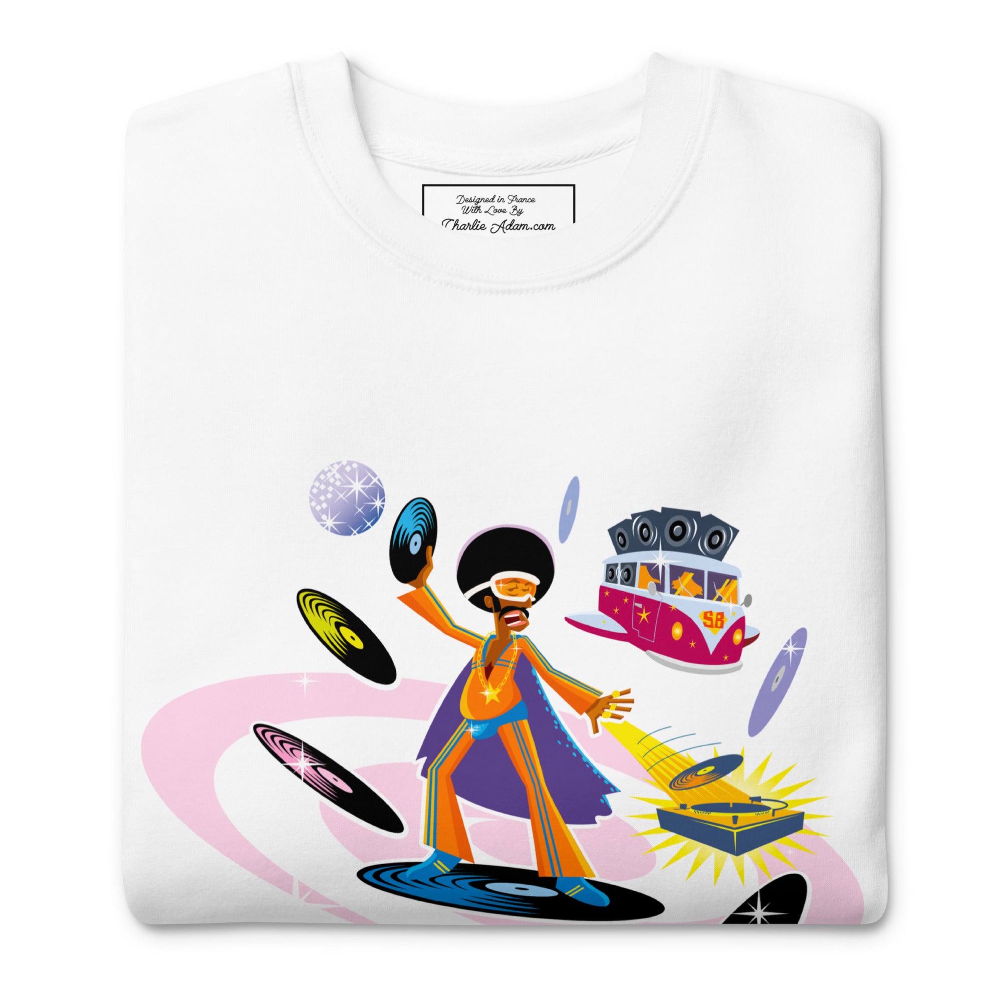 Unisex Premium Sweatshirt Superboogieman Saves the Party