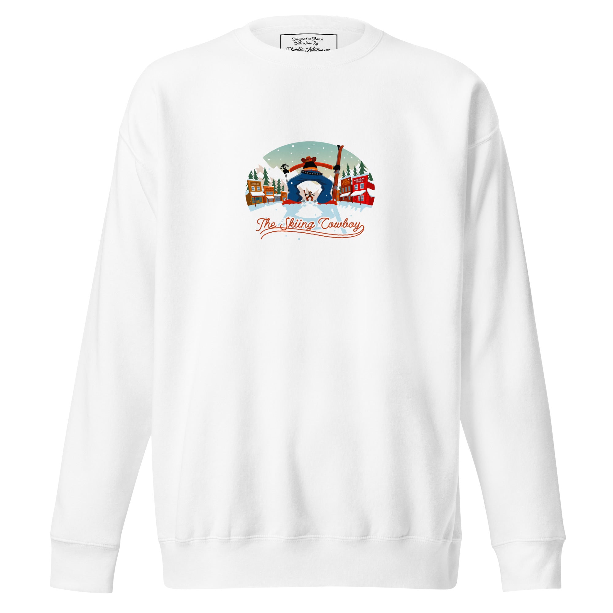 Sweatshirt premium unisexe Ski Fight at OK Corral