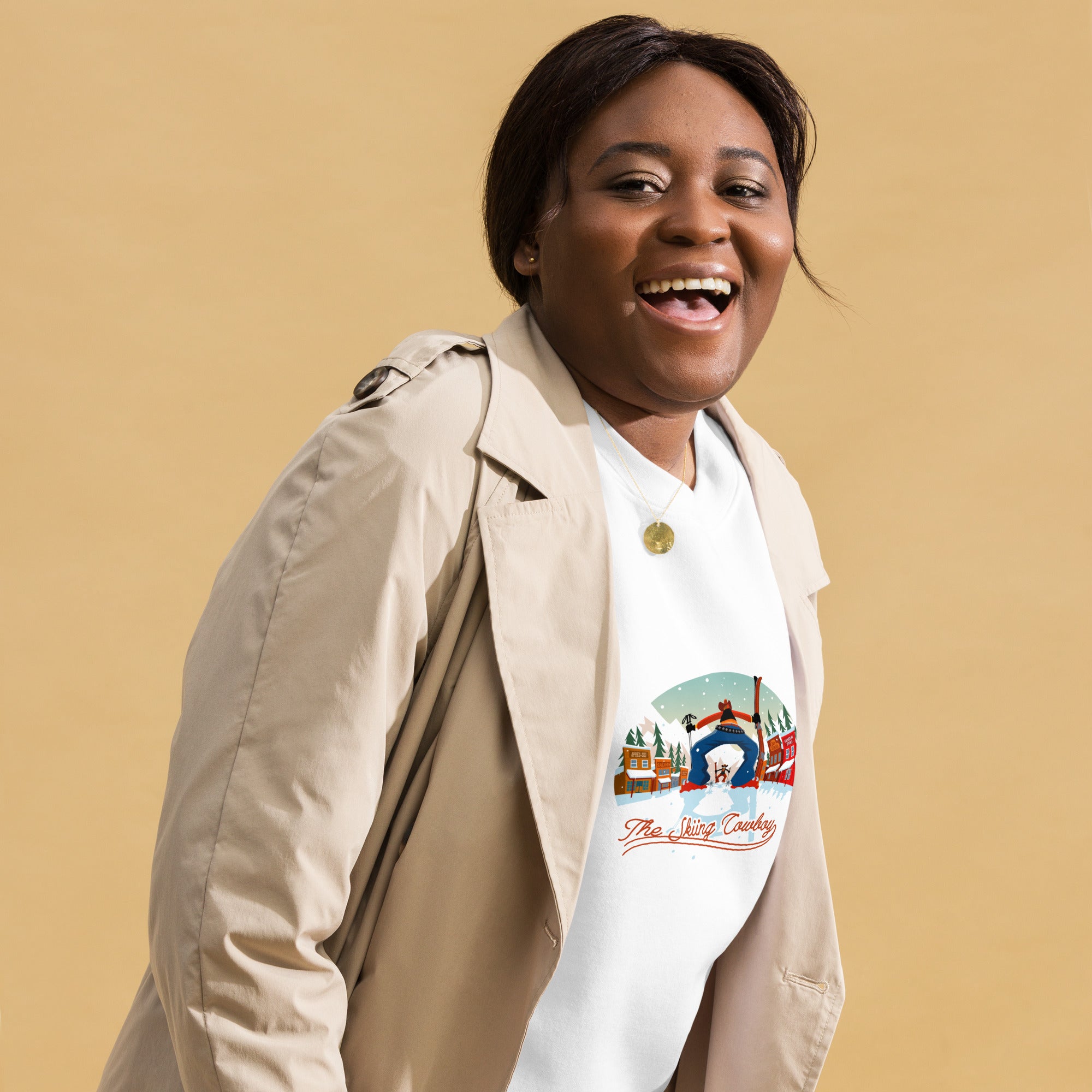 Sweatshirt premium unisexe Ski Fight at OK Corral