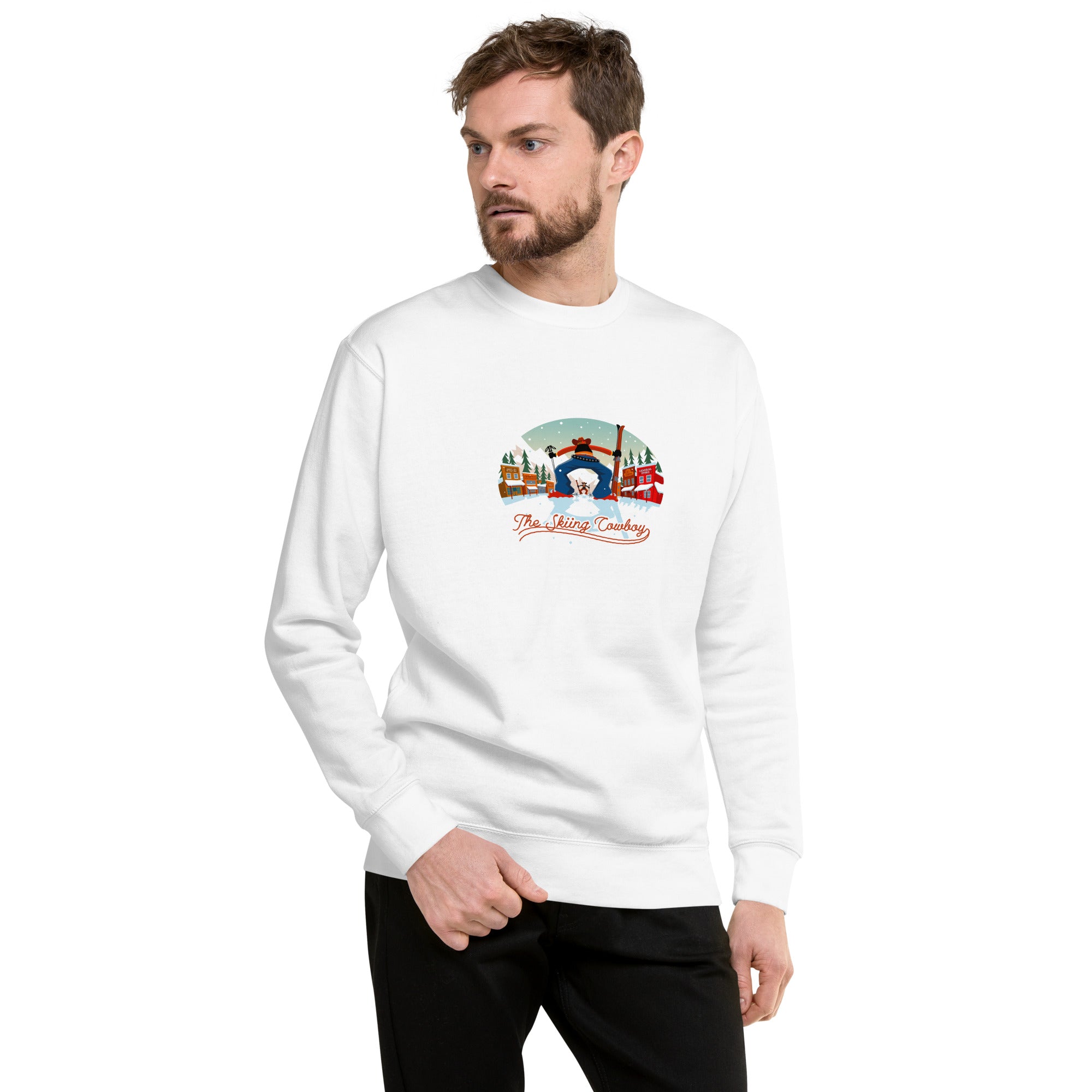 Sweatshirt premium unisexe Ski Fight at OK Corral