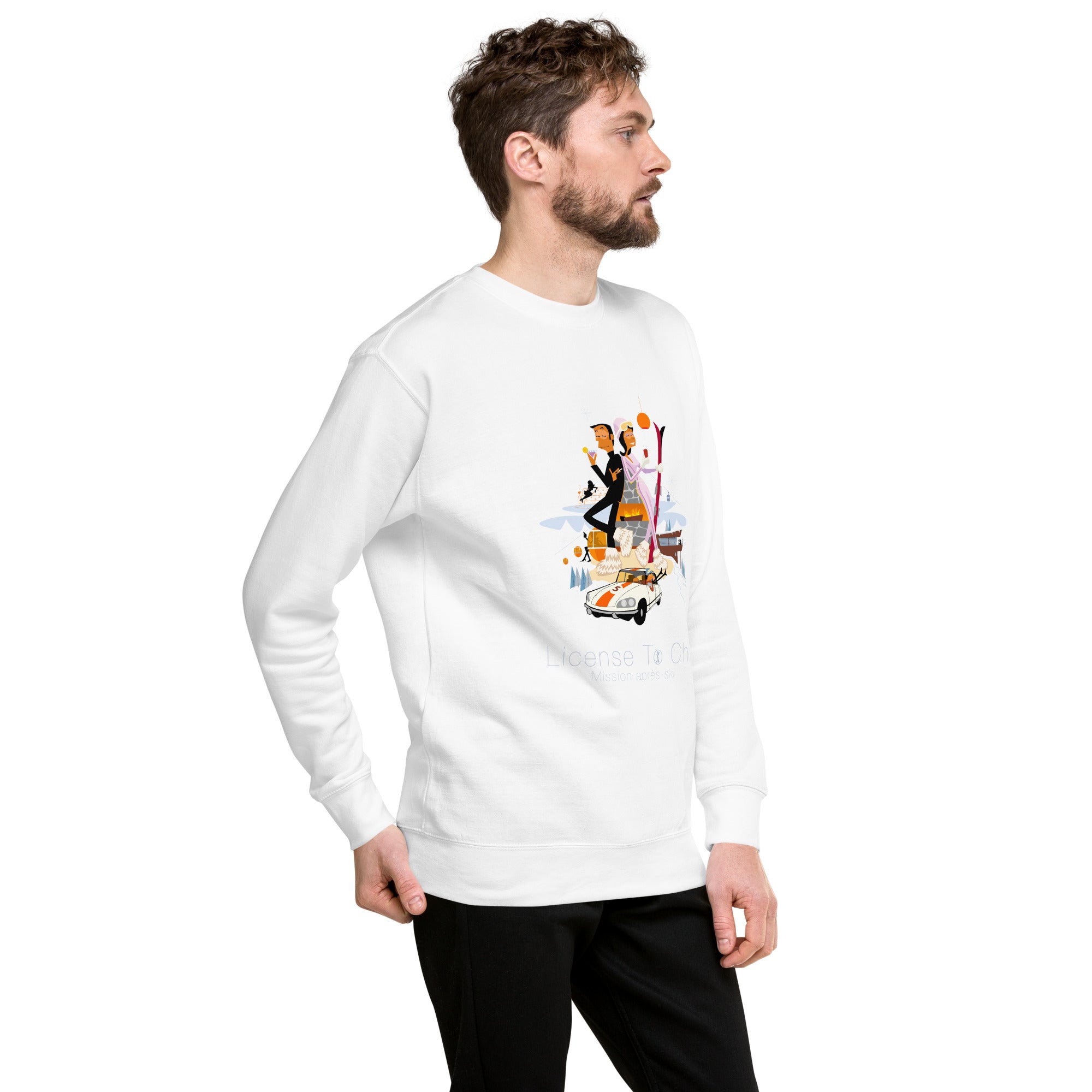 Sweatshirt premium unisexe License To Chill Mission Après-Ski
