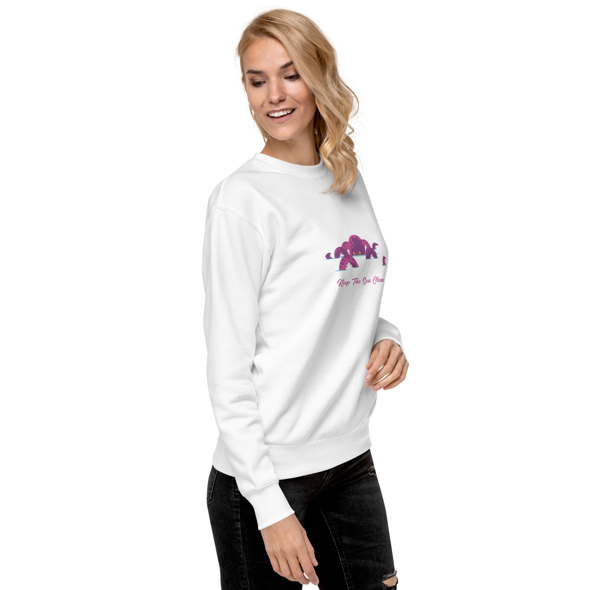Sweatshirt premium unisexe Octopus Purple