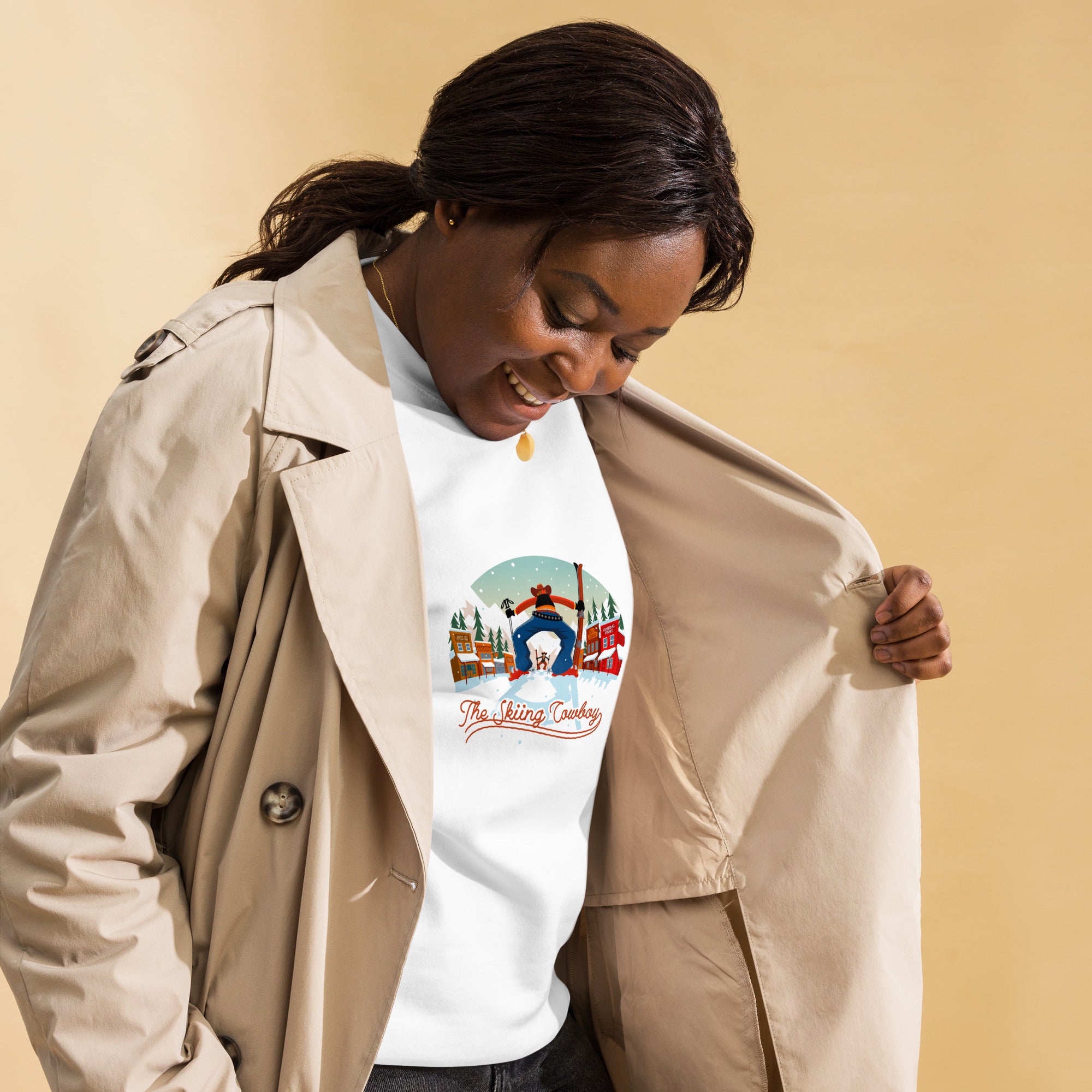 Sweatshirt premium unisexe Ski Fight at OK Corral