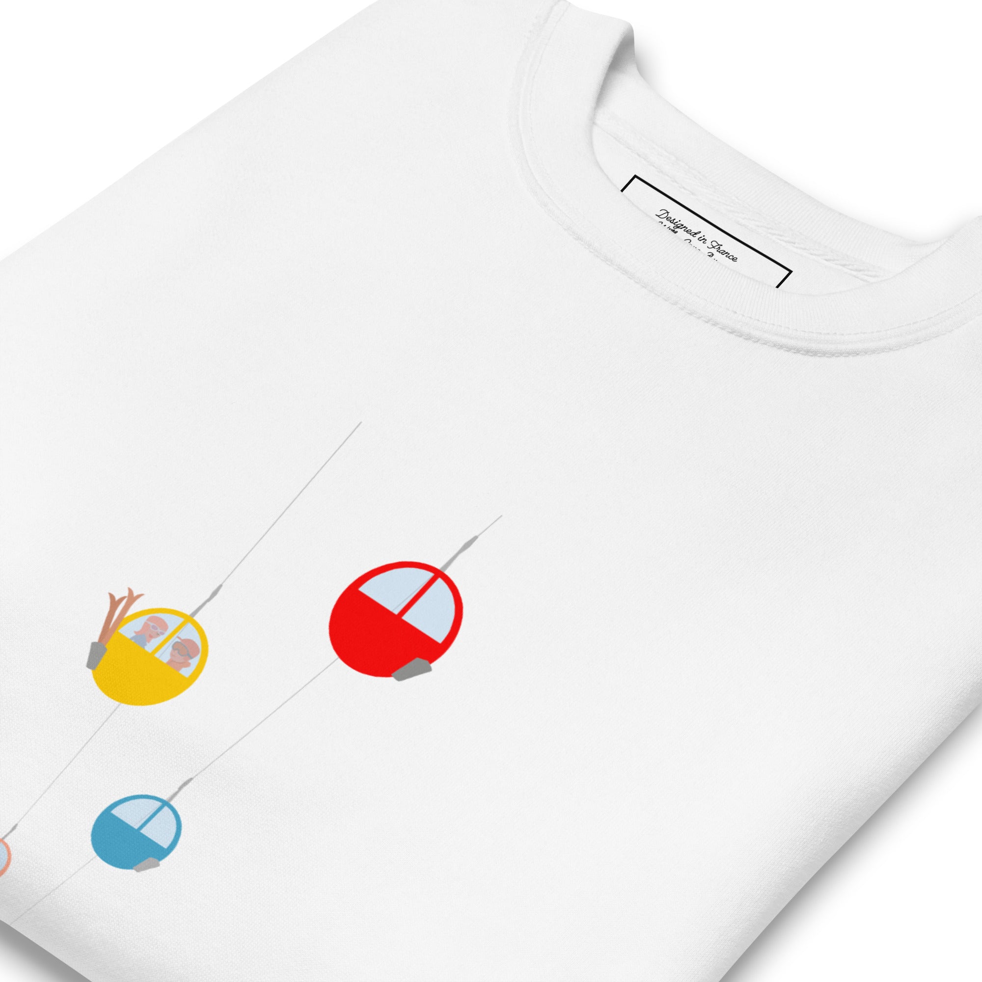 Sweatshirt premium unisexe Gondolas in the mist