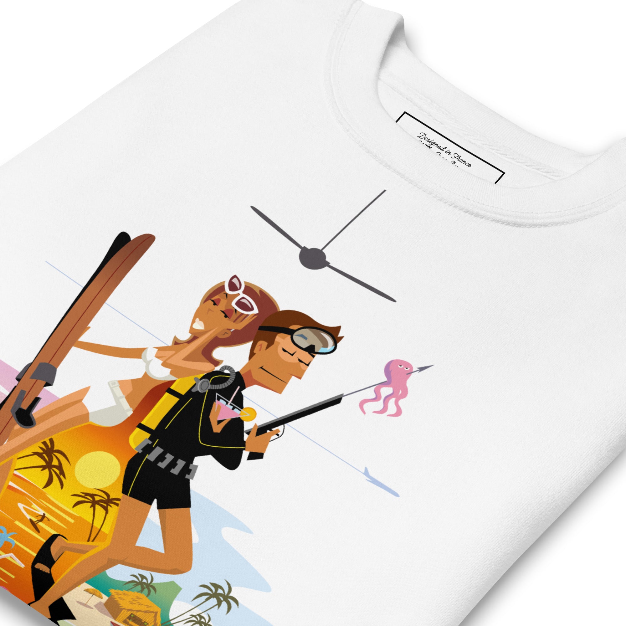 Sweatshirt premium unisexe License to Chill Vamos a la Playa