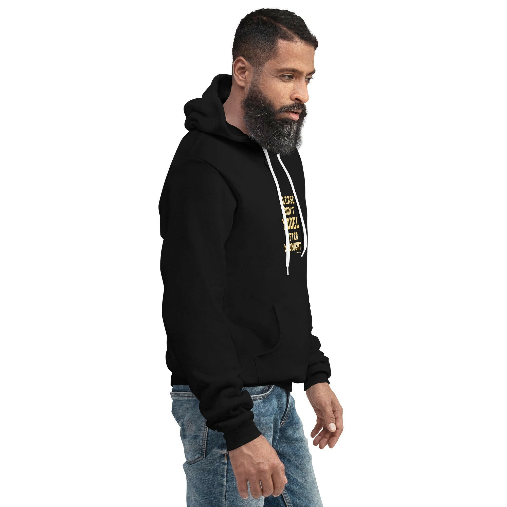 Unisex hoodie Don't Yodel After Midnight Light Text