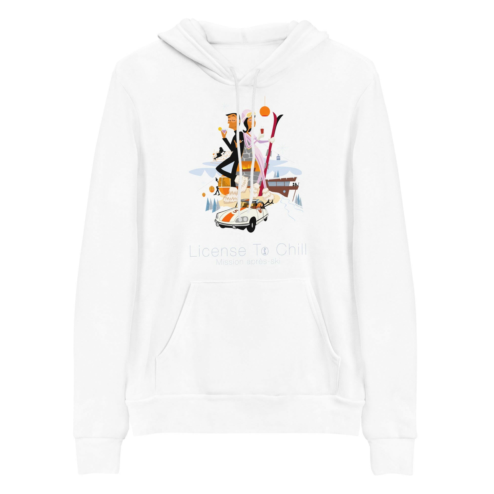 Sweat à capuche unisexe doublé polaire License To Chill Mission Après-Ski