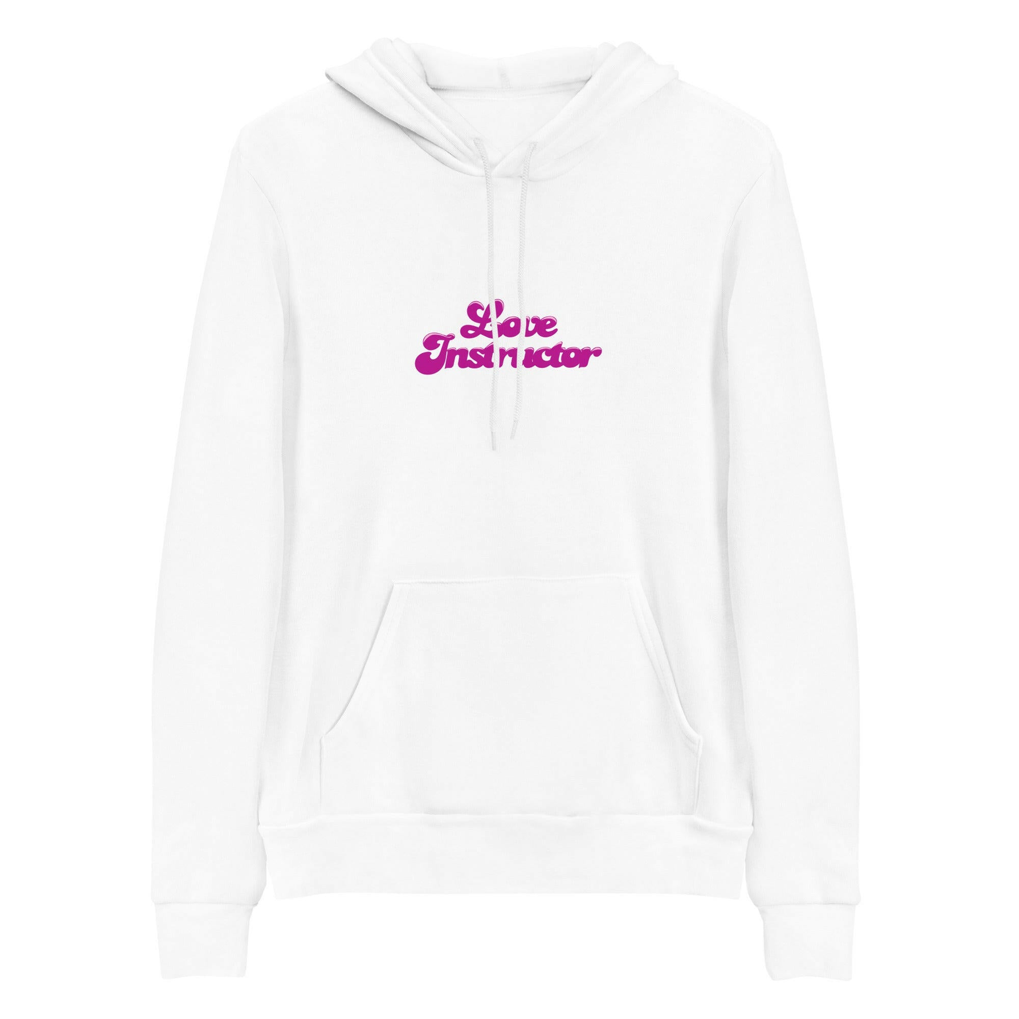 Sweat à capuche unisexe doublé polaire Love Instructor