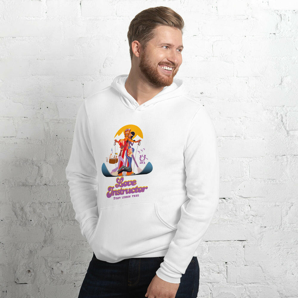 Sweat à capuche unisexe doublé polaire Love Instructor First Lesson free