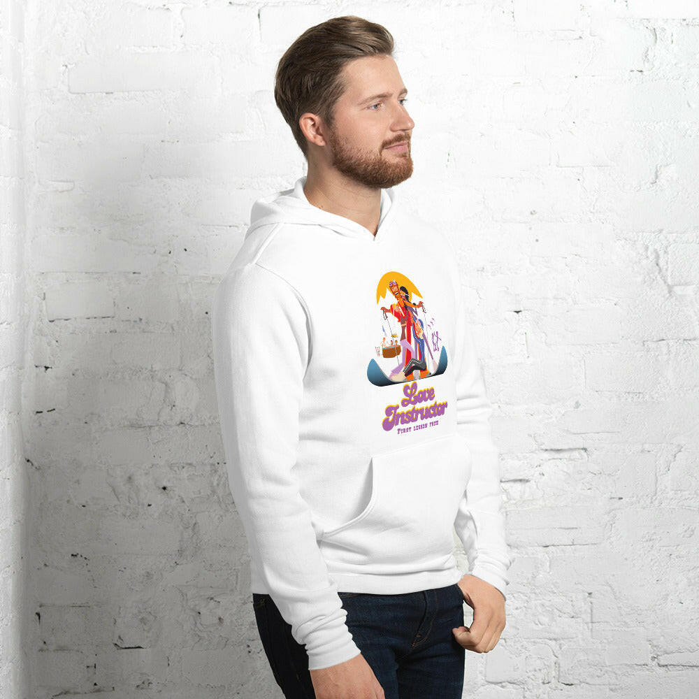 Sweat à capuche unisexe doublé polaire Love Instructor First Lesson free