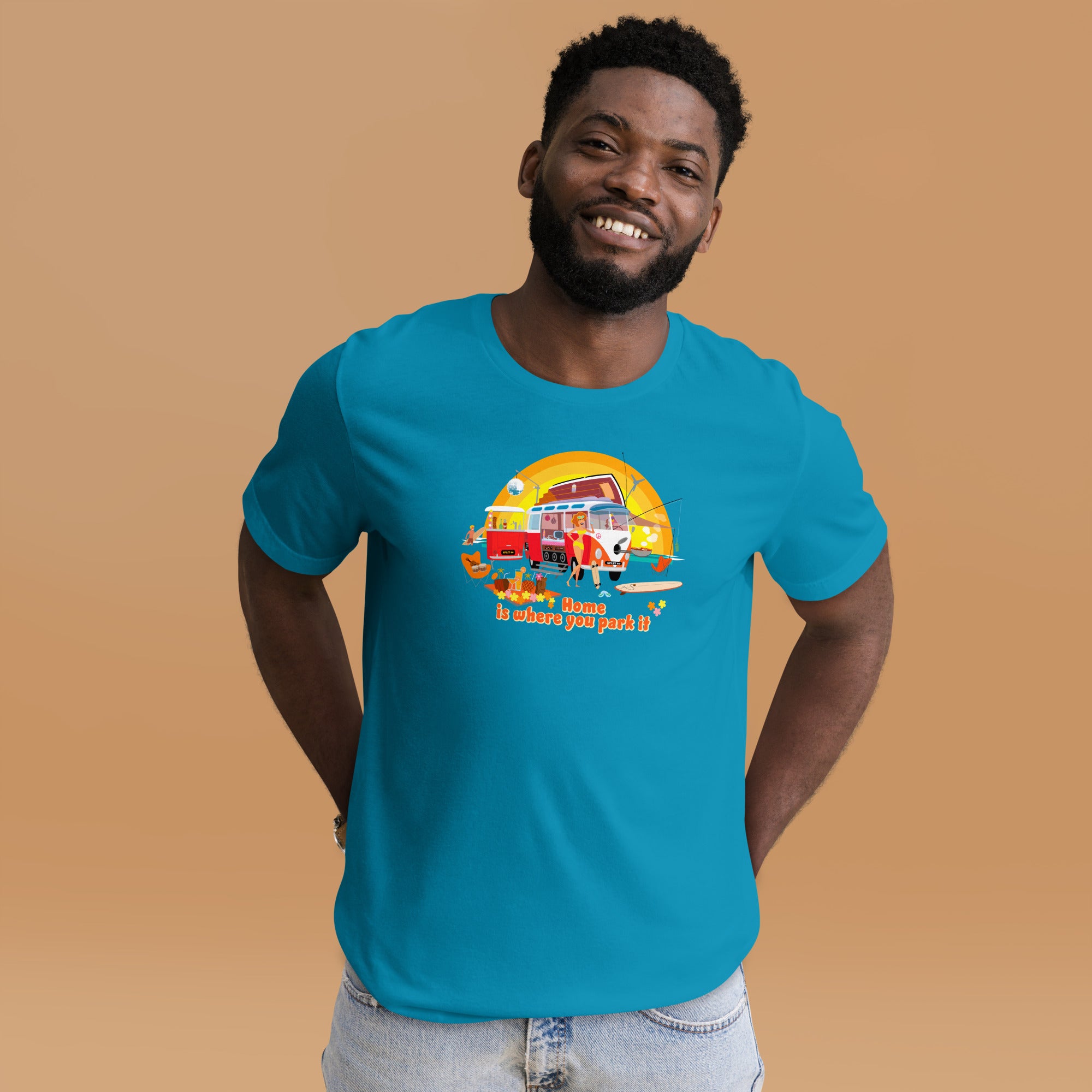 Unisex cotton t-shirt Ultra Combi on bright colors