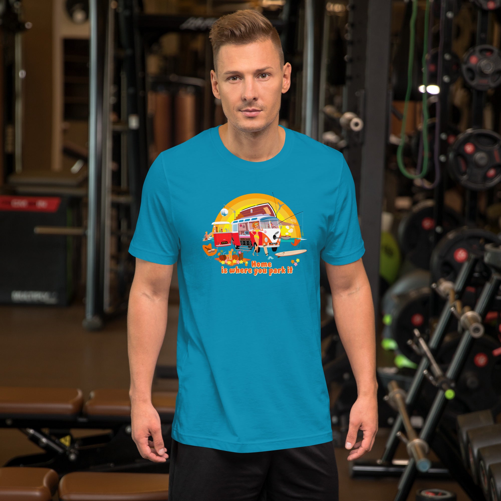 Unisex cotton t-shirt Ultra Combi on bright colors