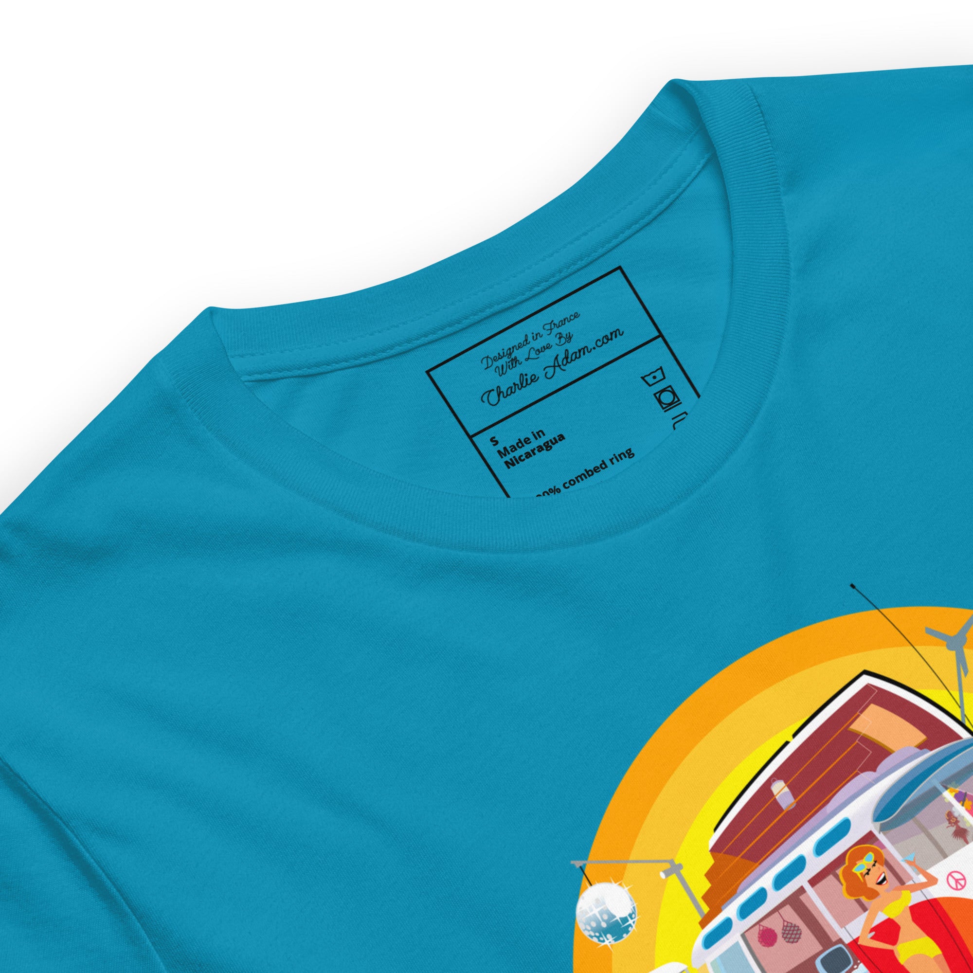 Unisex cotton t-shirt Ultra Combi on bright colors
