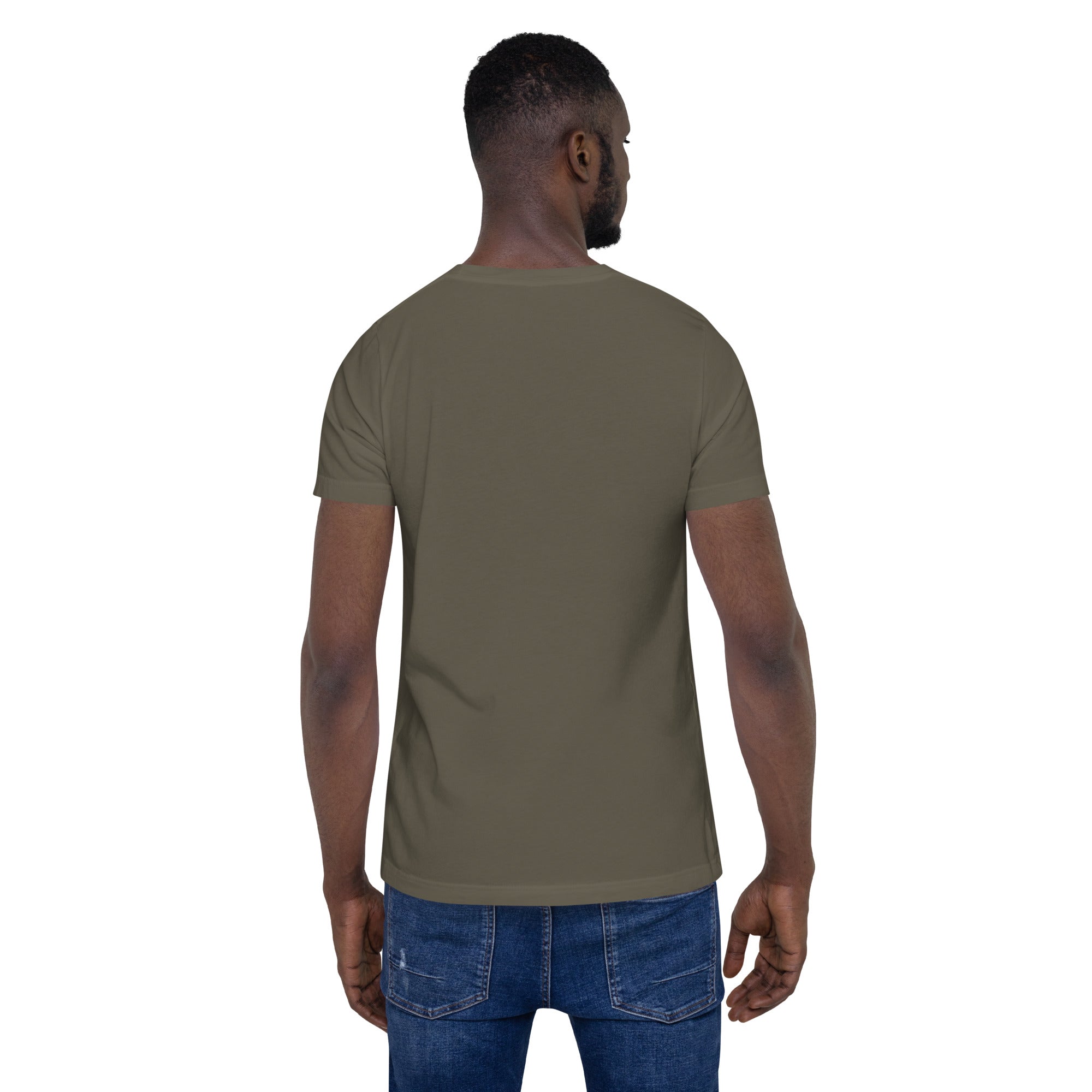 Unisex cotton t-shirt White Surf Combi on greens