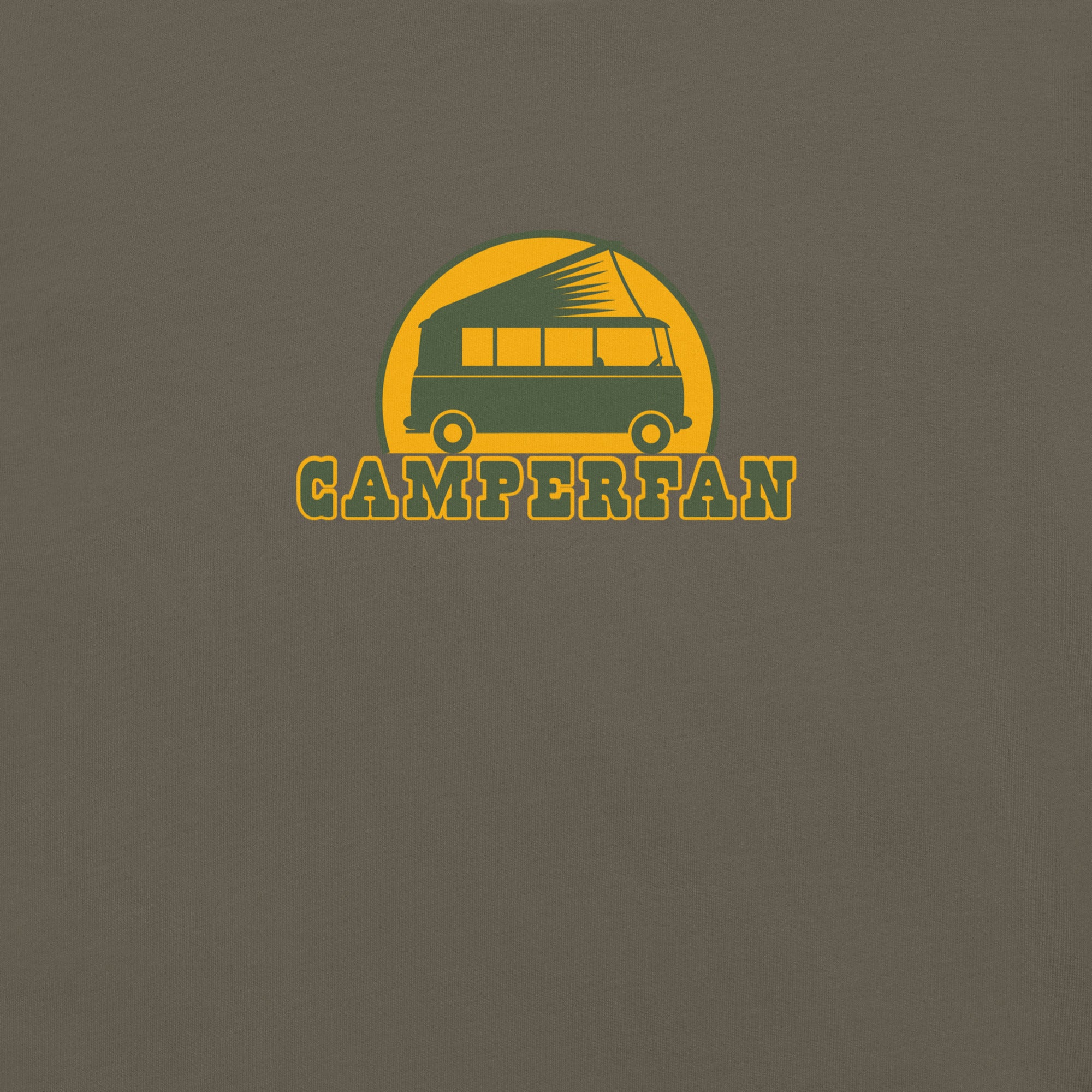 T-shirt en coton unisexe Camperfan sur verts