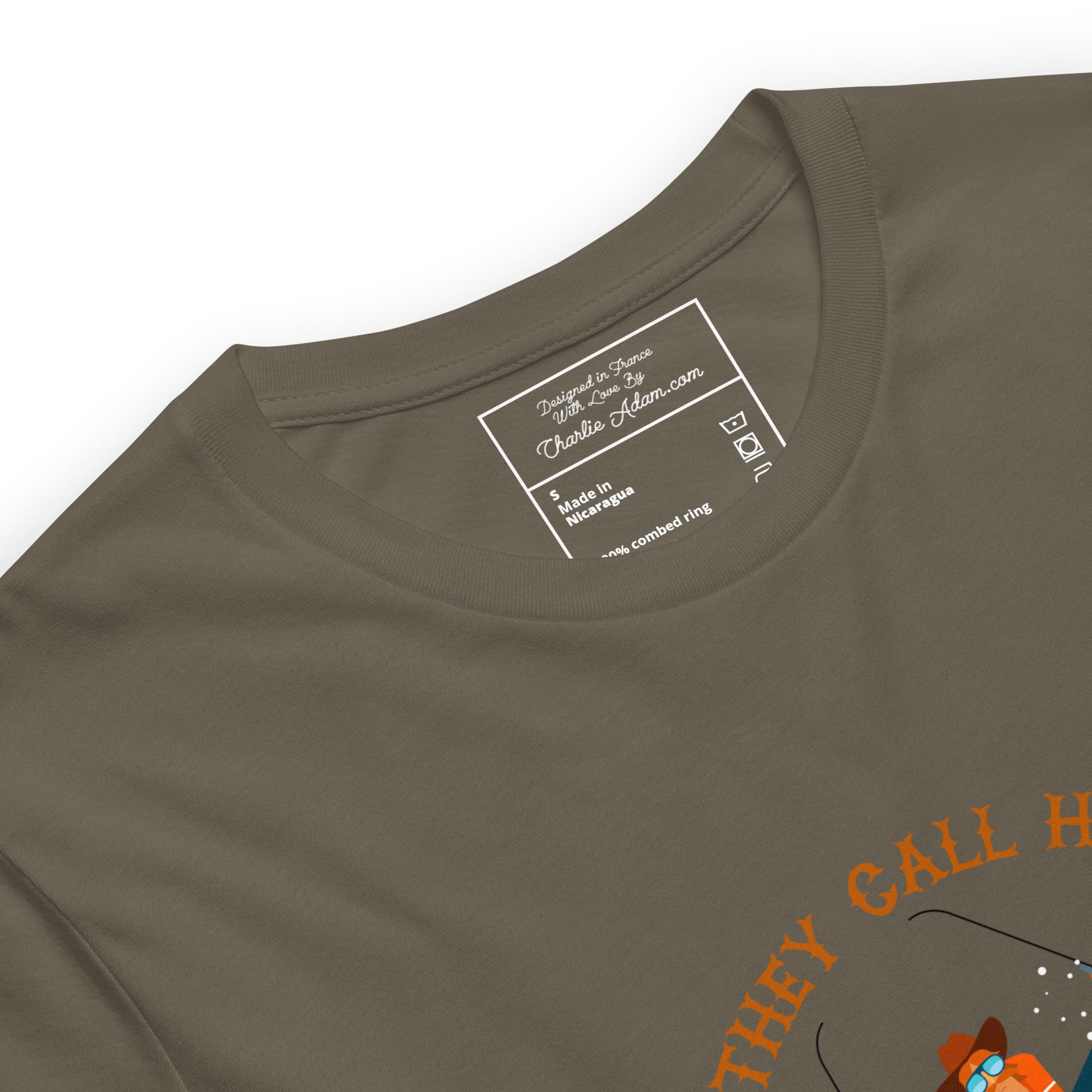T-shirt en coton unisexe Hot Dogger sur couleurs foncées