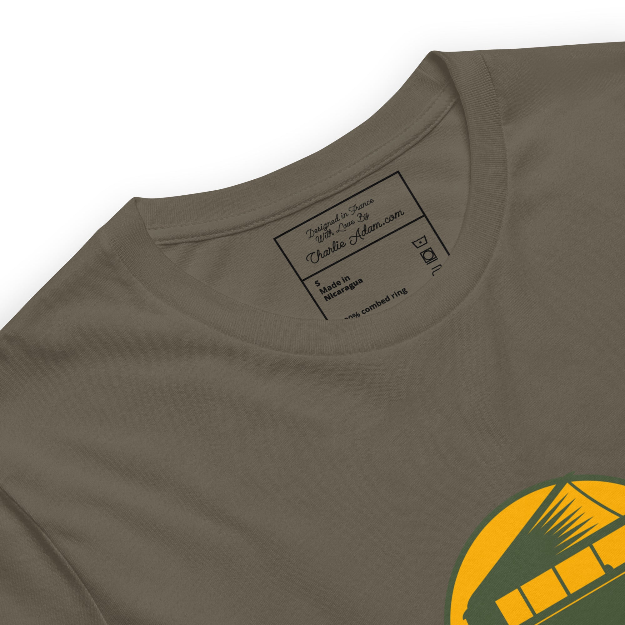 T-shirt en coton unisexe Camperfan sur verts