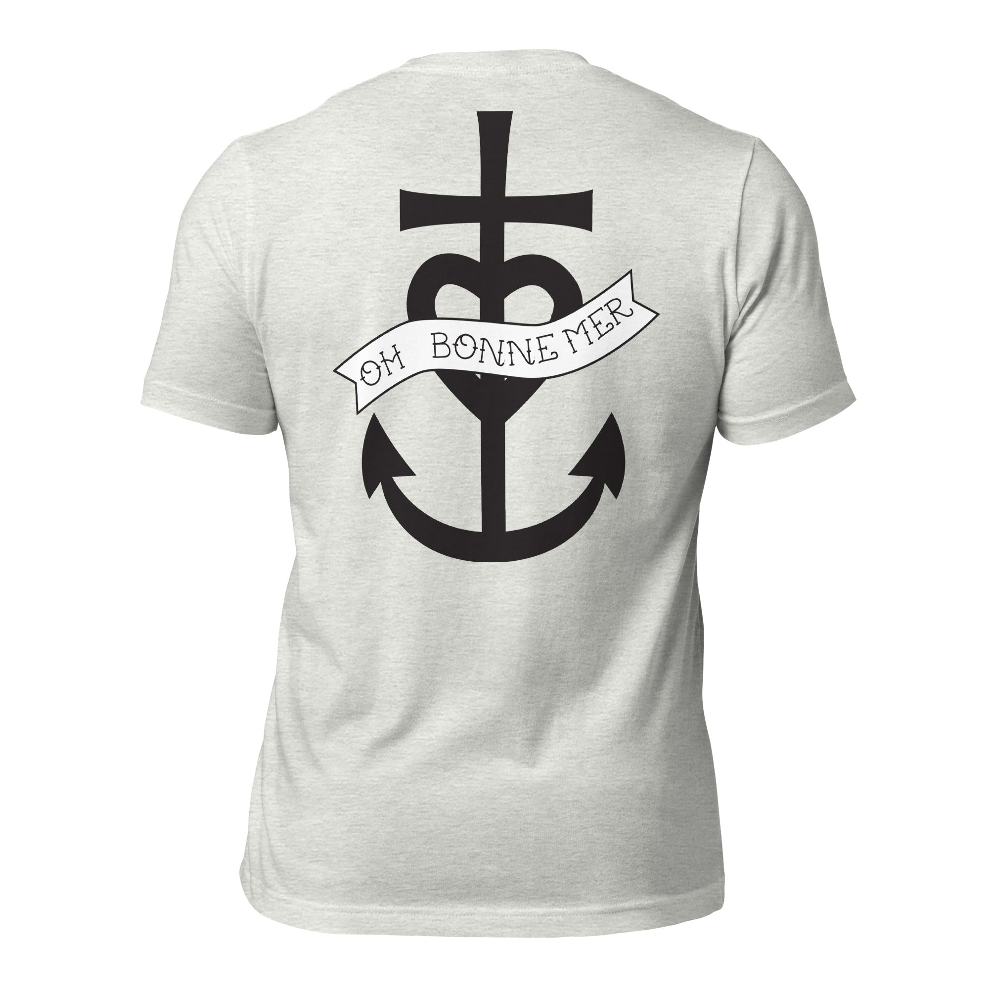 Unisex t-shirt Oh Bonne Mer 1 large printed pattern (back)