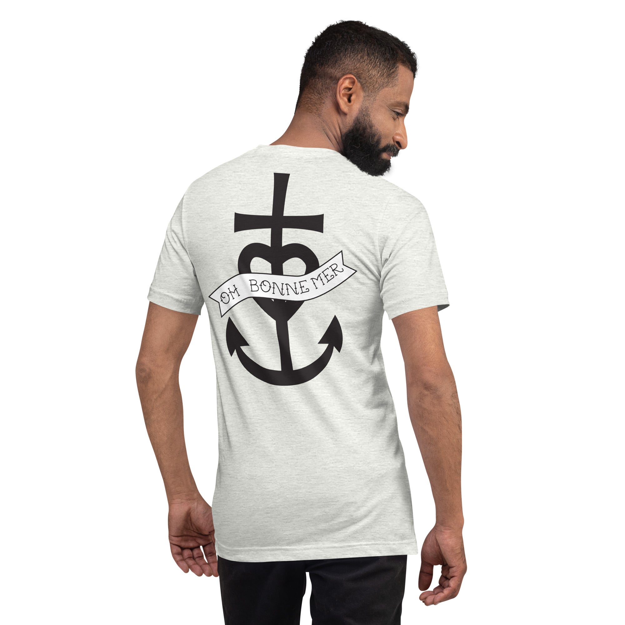 Unisex t-shirt Oh Bonne Mer 1 large printed pattern (back)