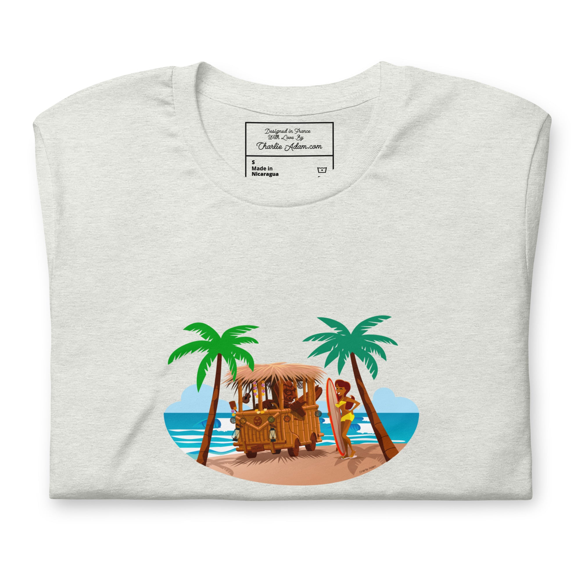Unisex t-shirt Tiki Kombi on light colors