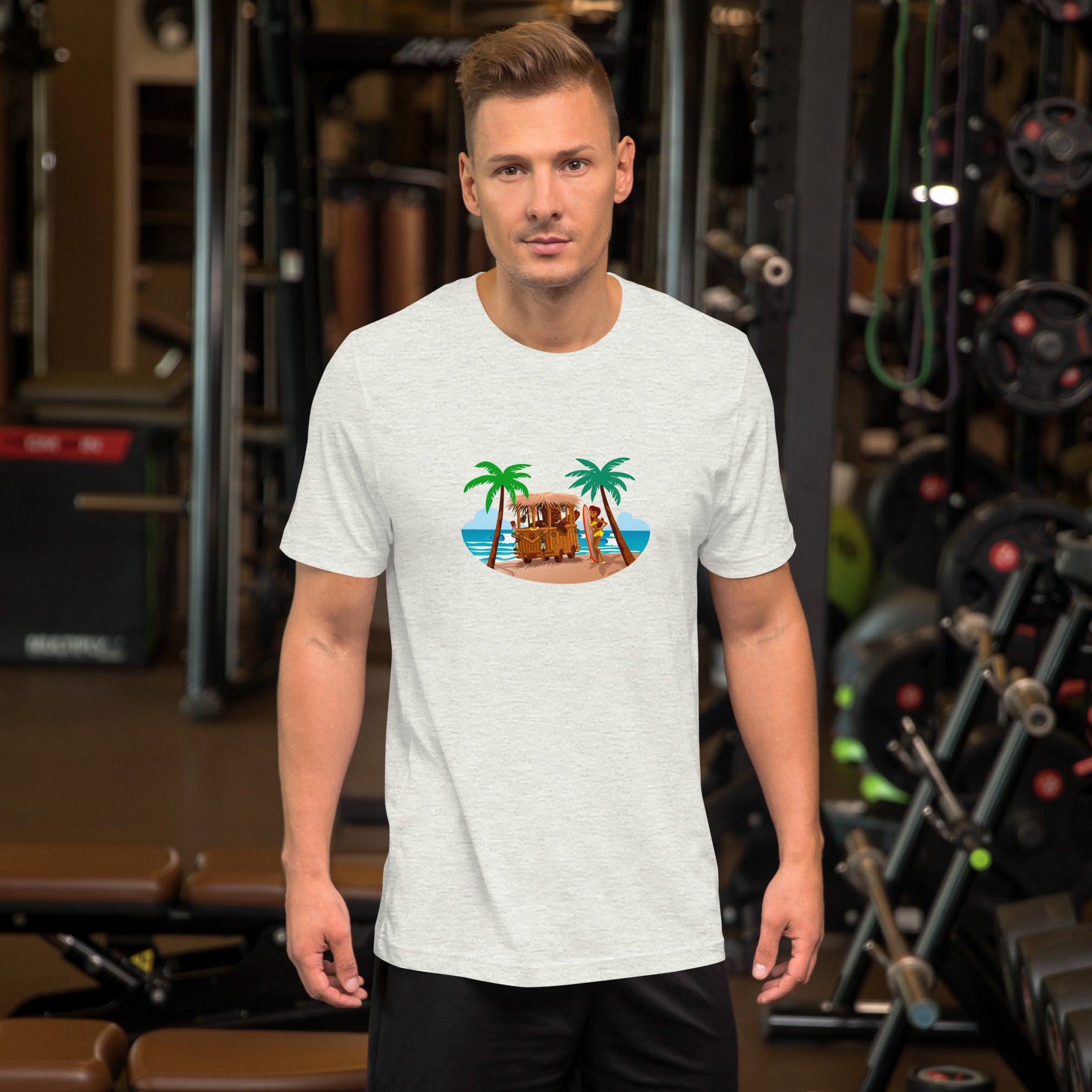 Unisex t-shirt Tiki Kombi on light colors