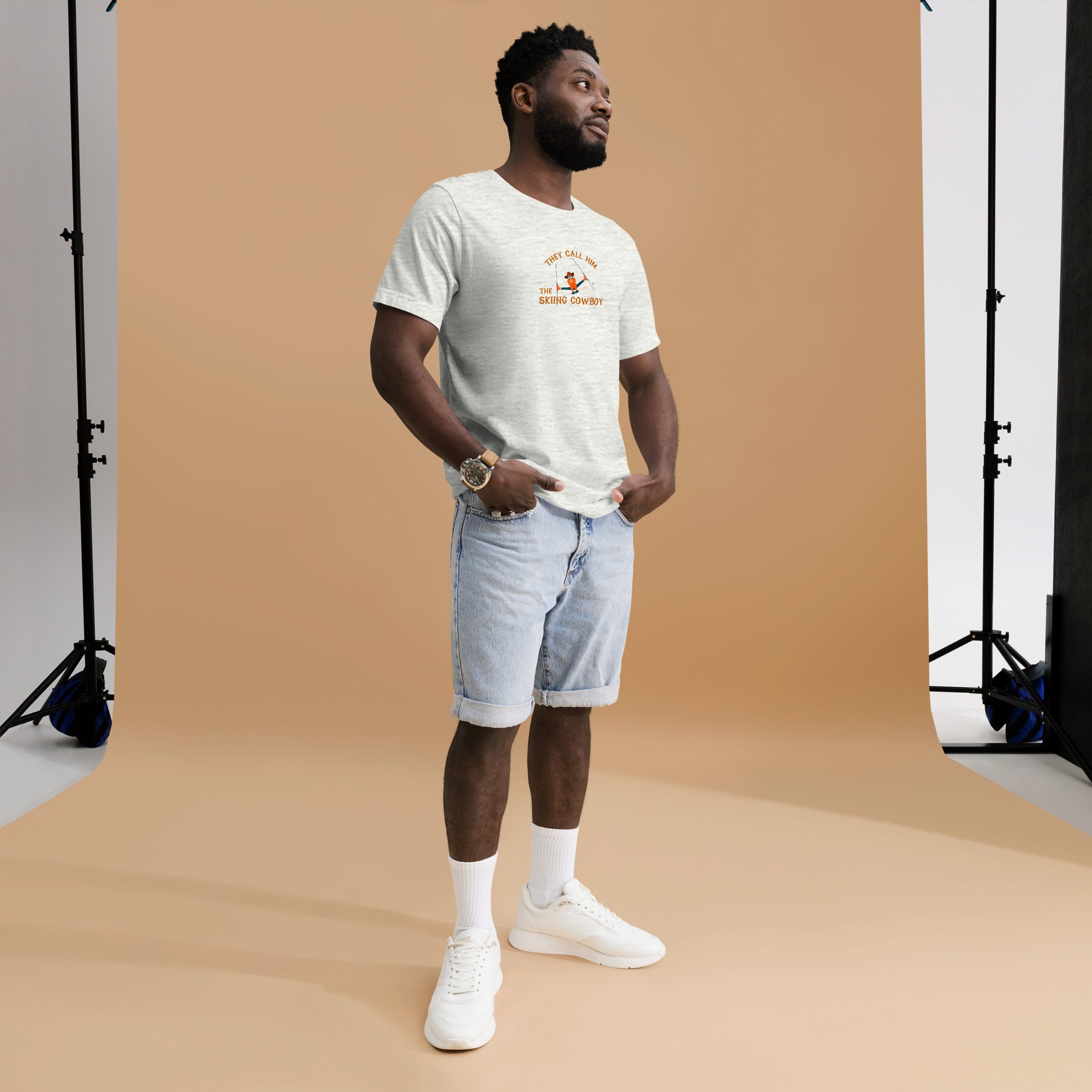 T-shirt en coton unisexe Hot Dogger sur couleurs claires