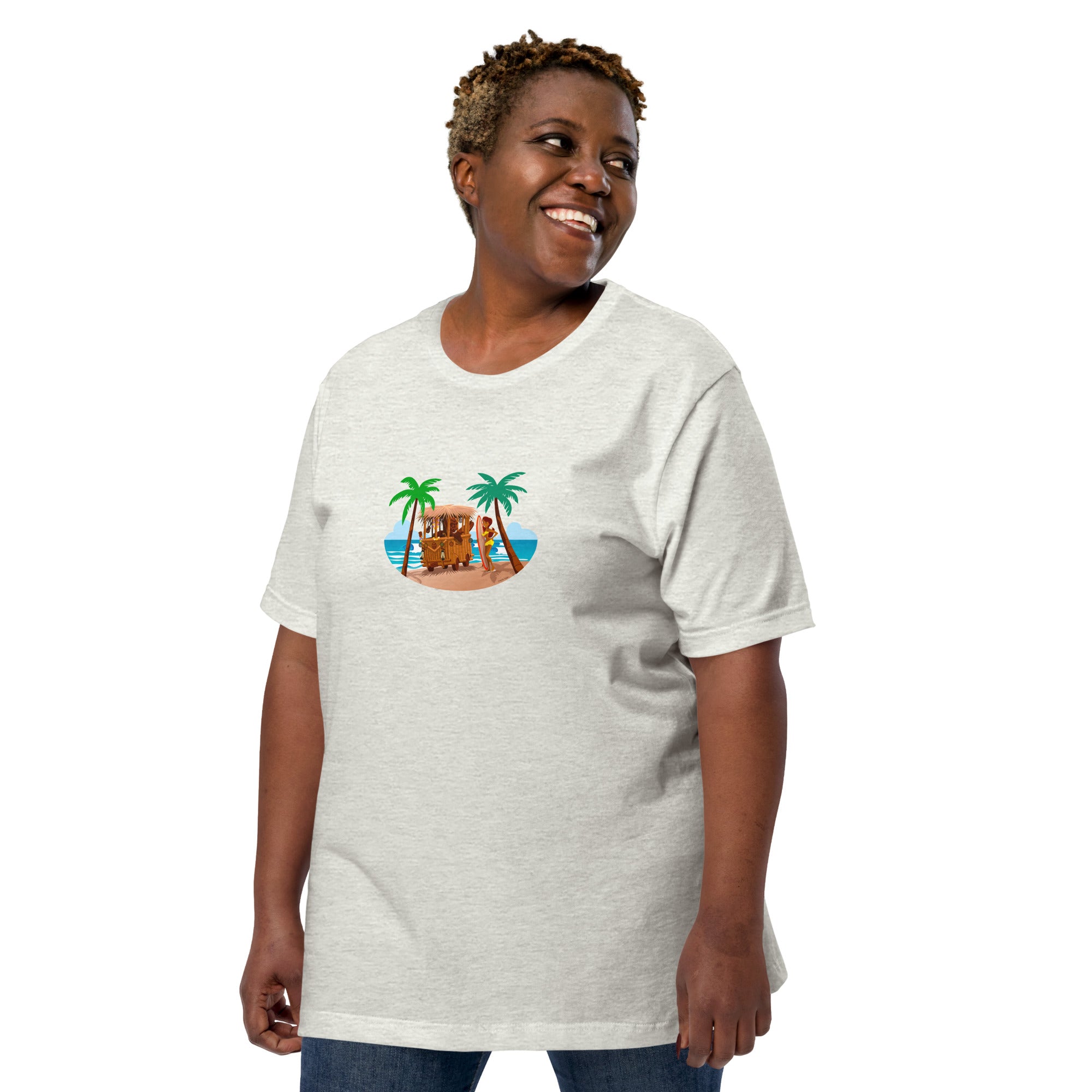 Unisex t-shirt Tiki Kombi on light colors