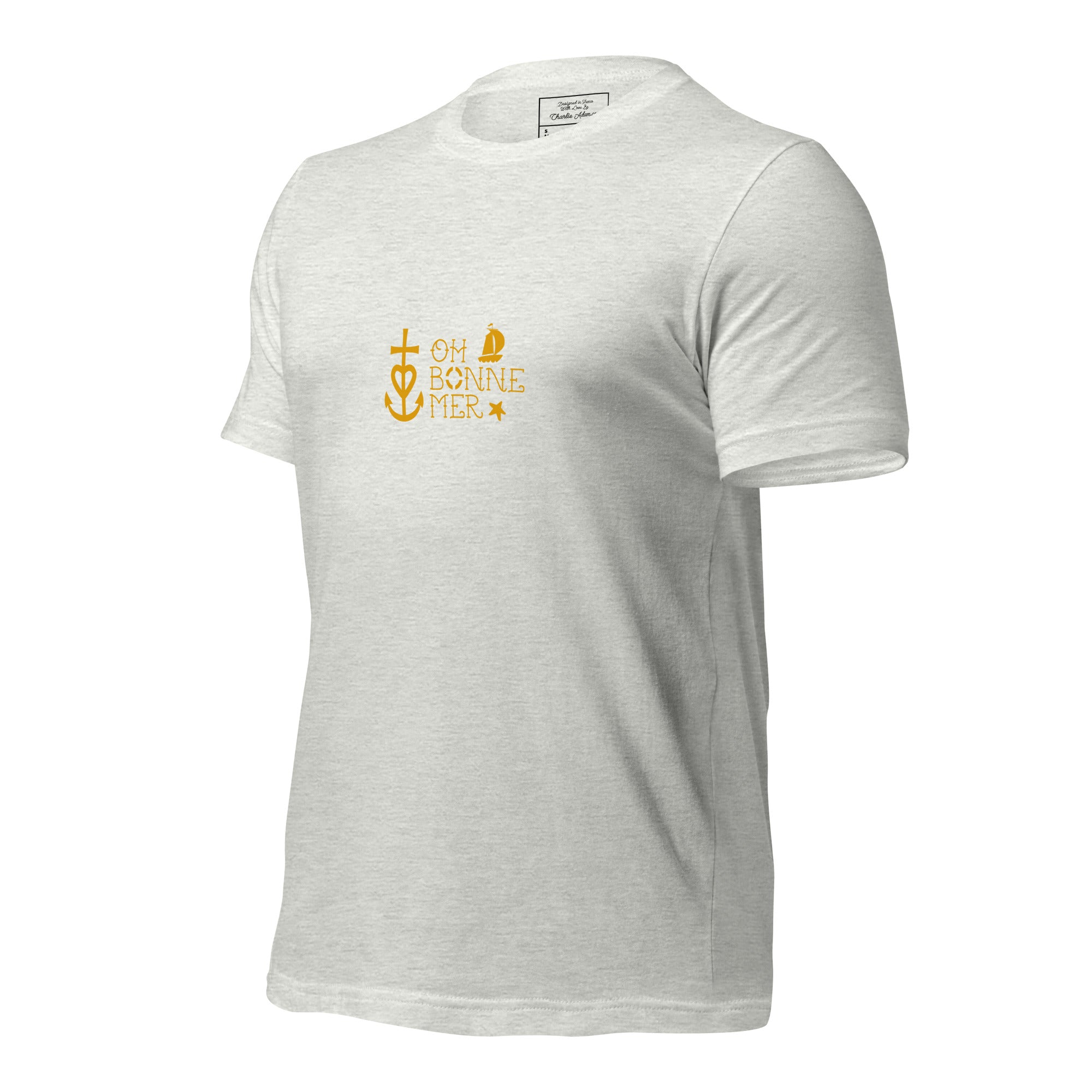 T-shirt en coton unisexe Oh Bonne Mer 2 sur couleurs claires