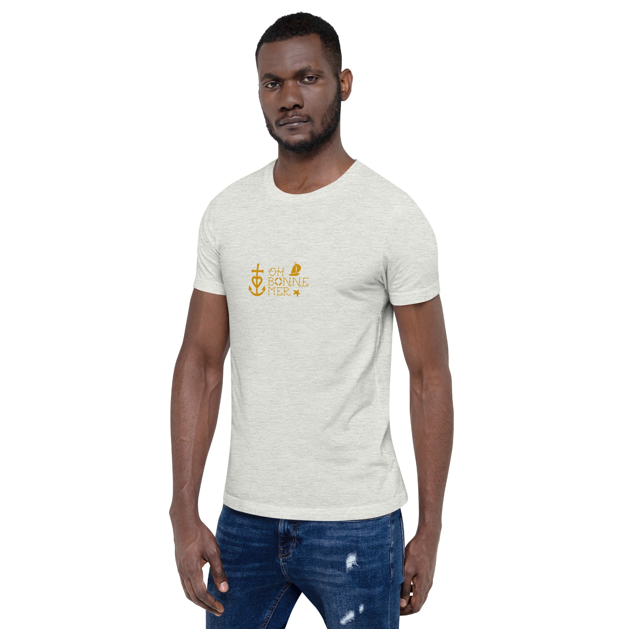 T-shirt en coton unisexe Oh Bonne Mer 2 sur couleurs claires