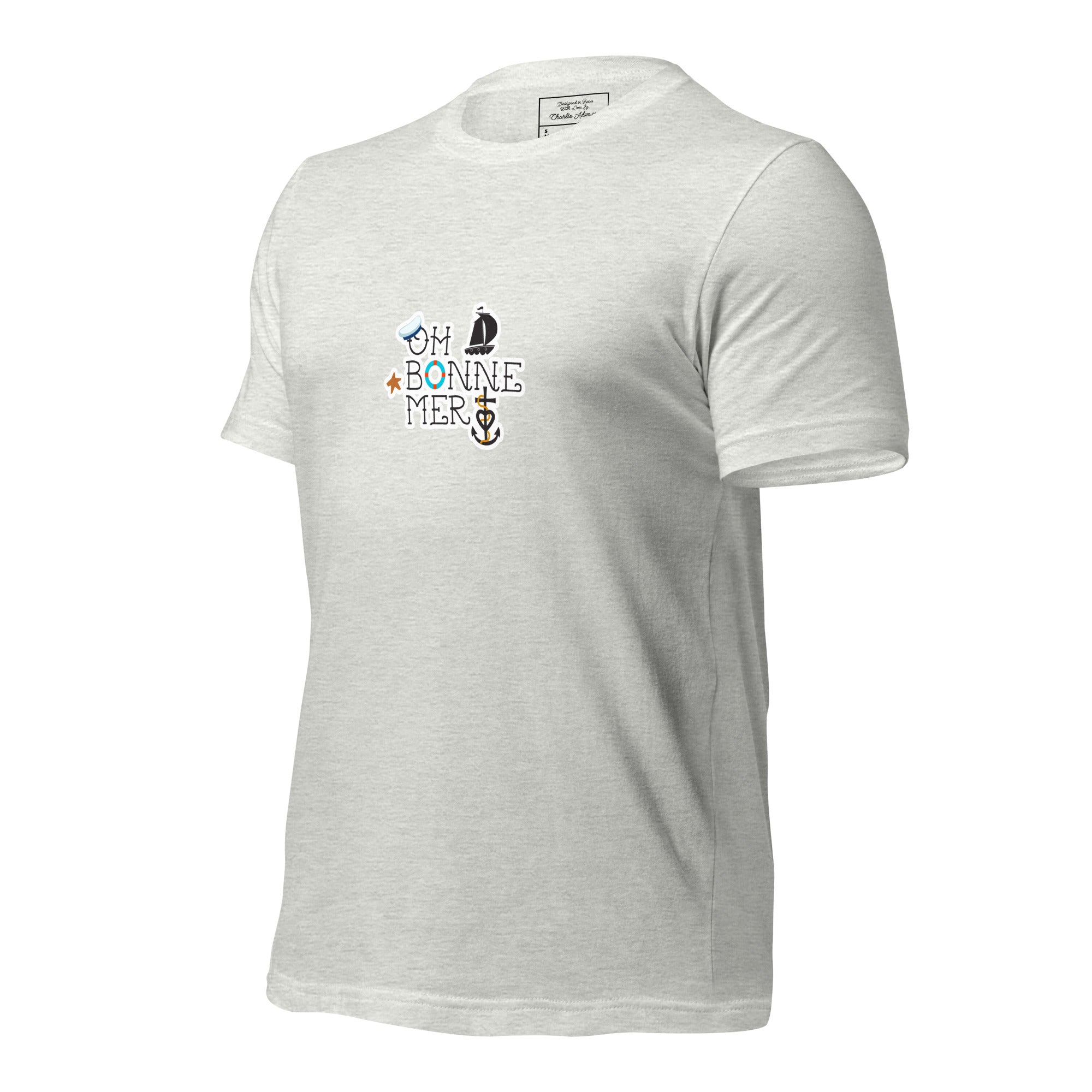 T-shirt en coton unisexe Oh Bonne Mer 3 sur couleurs claires