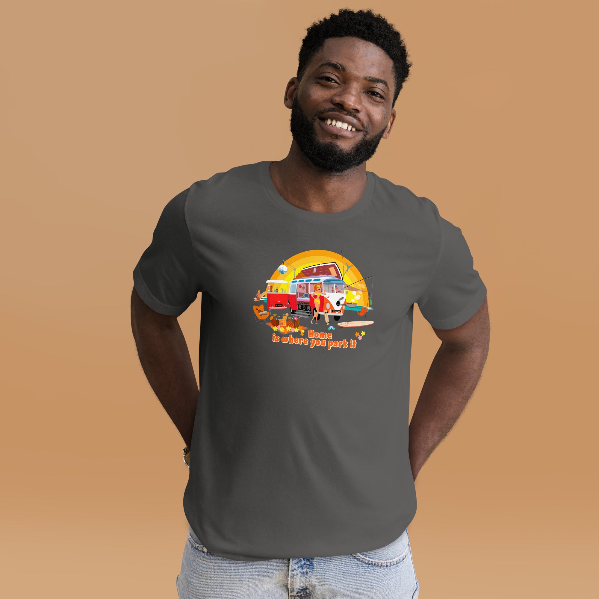 Unisex cotton t-shirt Ultra Combi on dark colors
