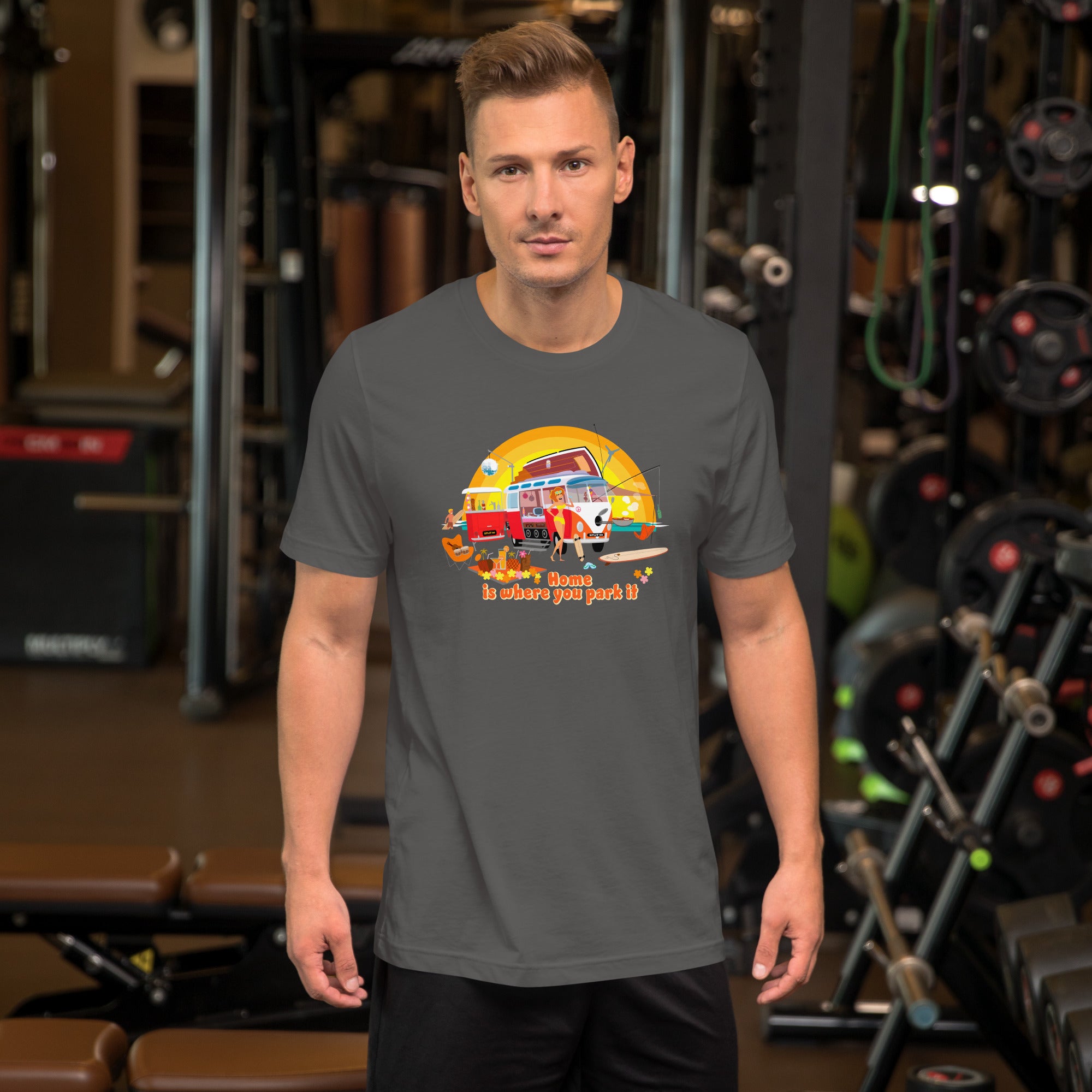 Unisex cotton t-shirt Ultra Combi on dark colors