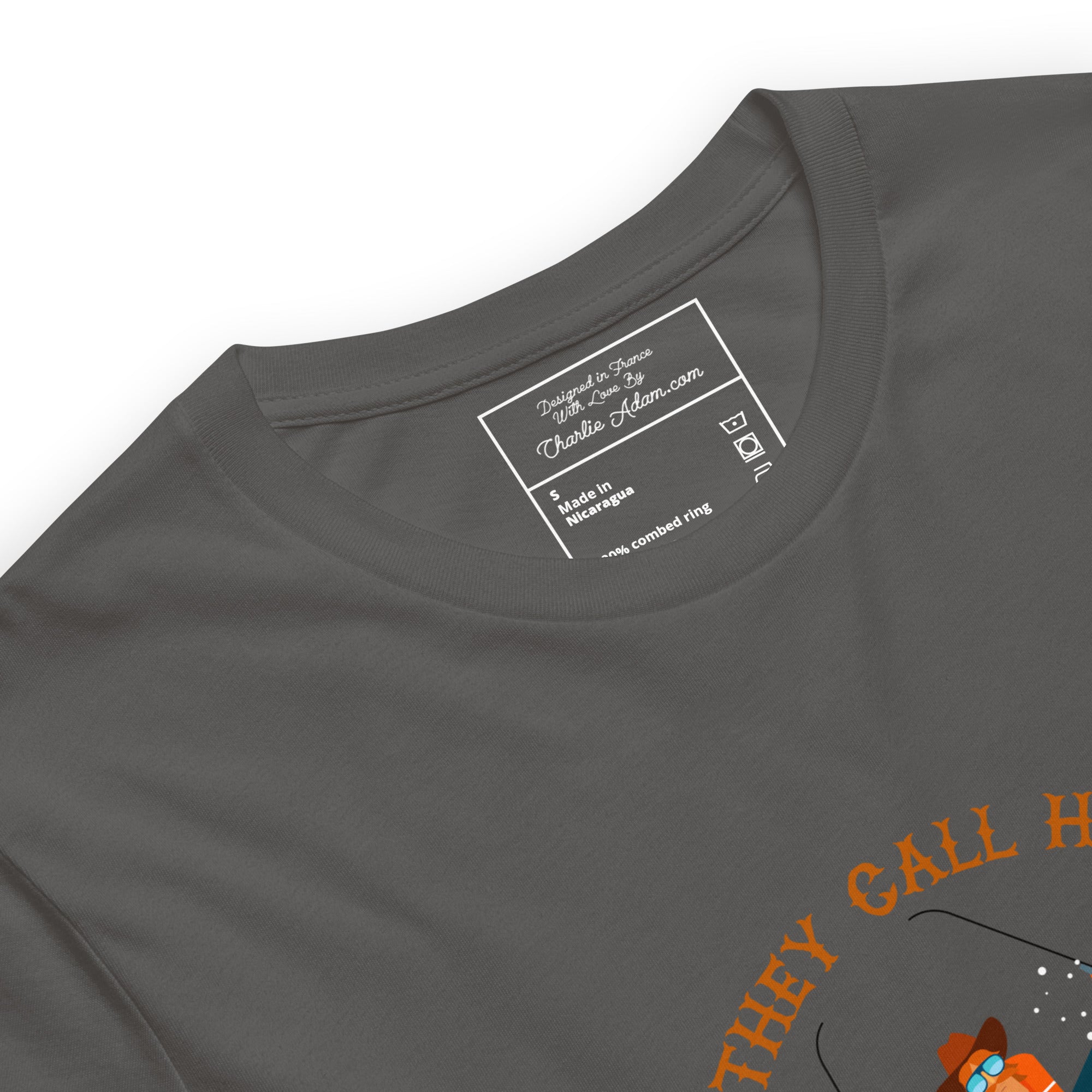 T-shirt en coton unisexe Hot Dogger sur couleurs foncées