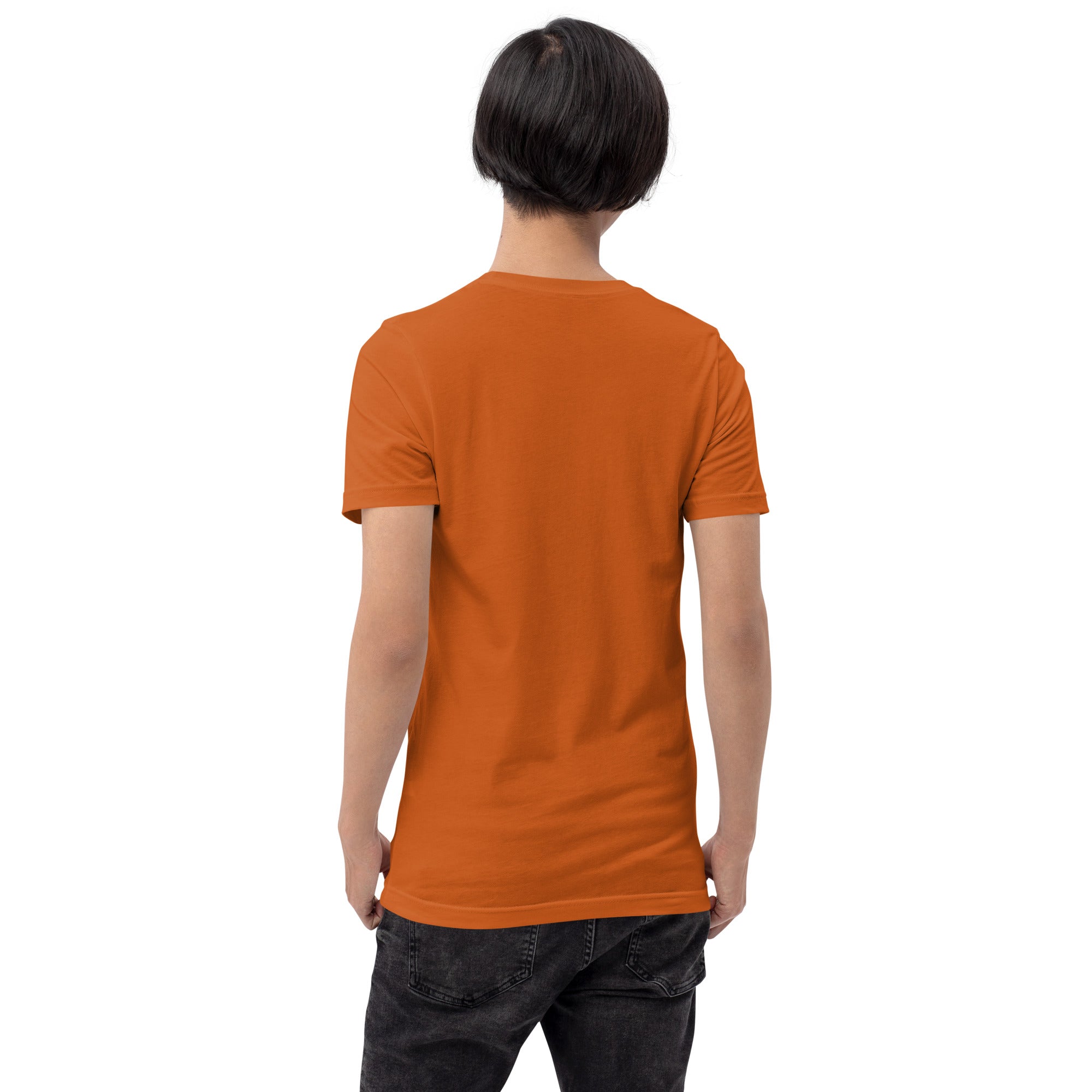 T-shirt en coton unisexe Gondolas in the mist sur couleurs vives