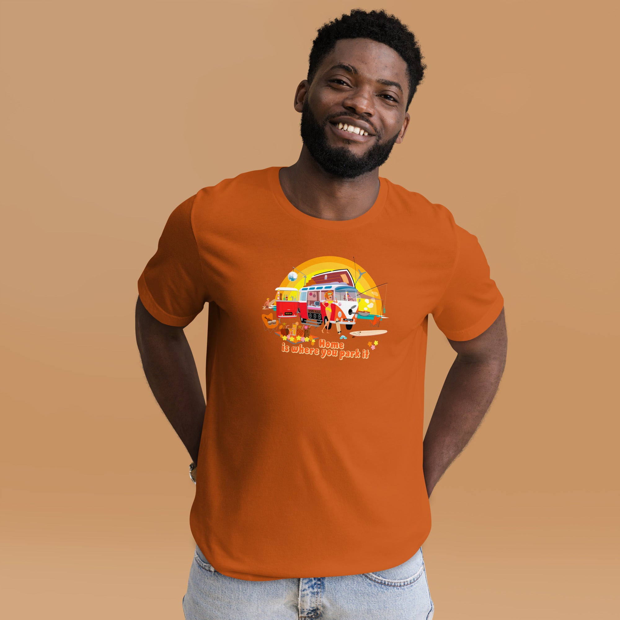 Unisex cotton t-shirt Ultra Combi on bright colors