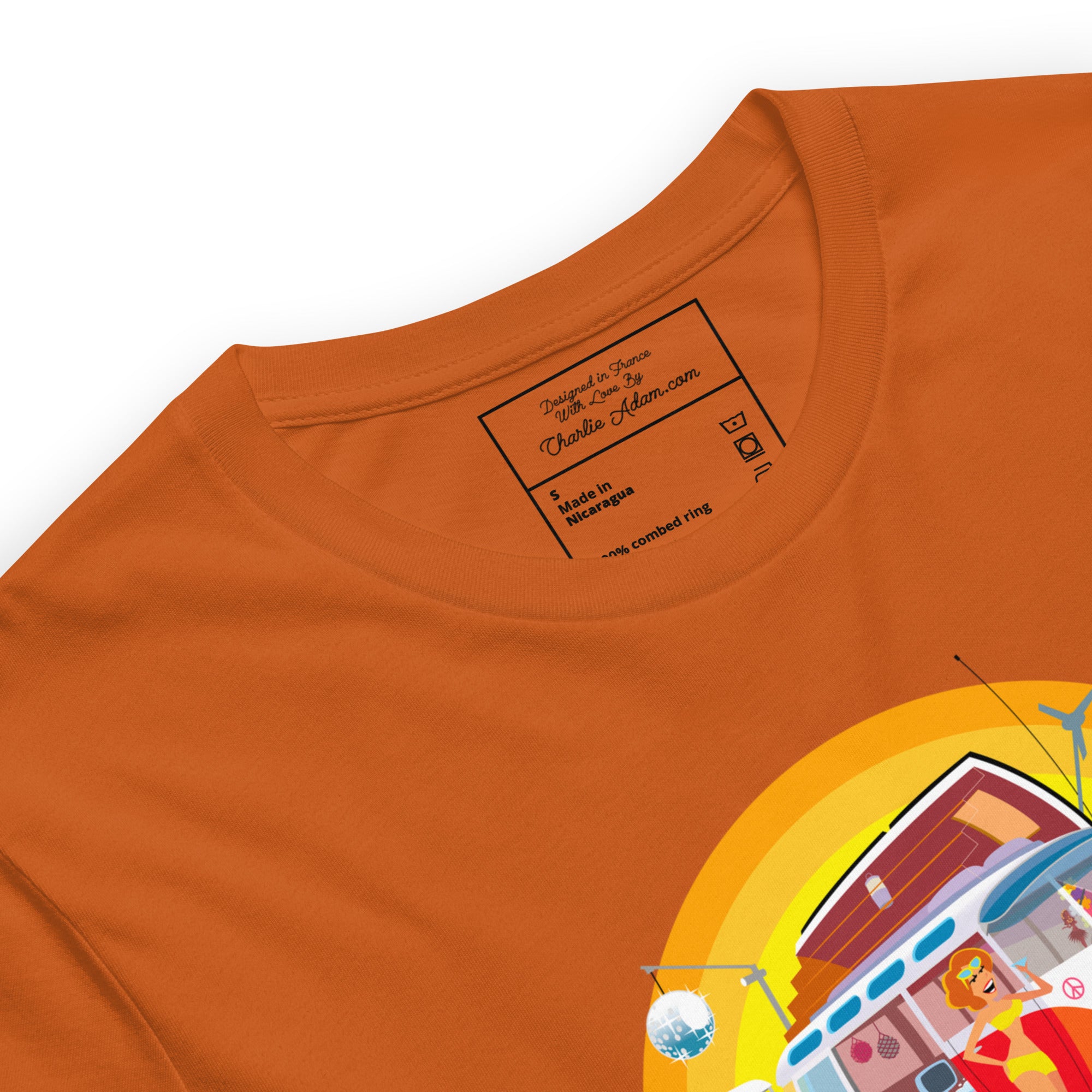 Unisex cotton t-shirt Ultra Combi on bright colors