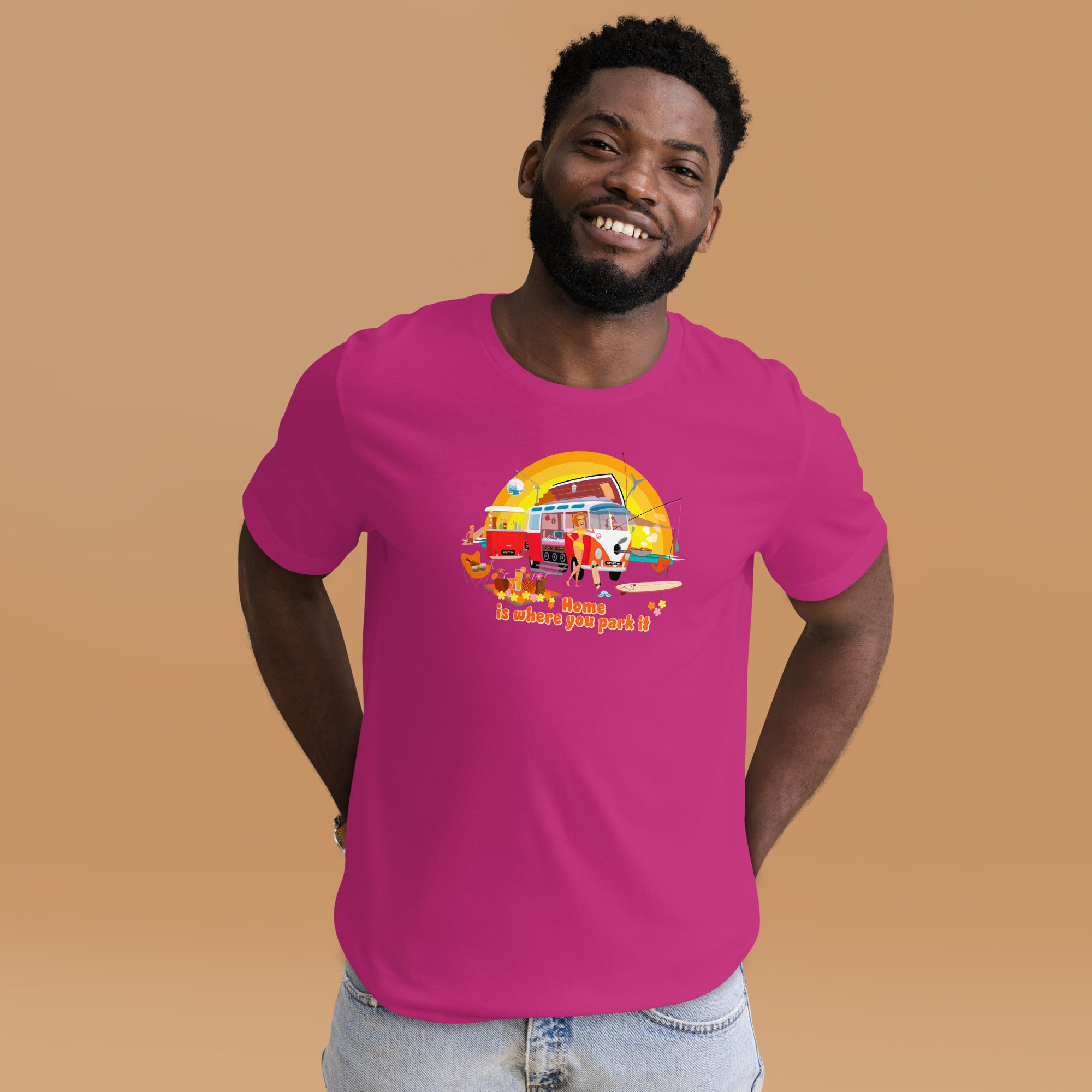 Unisex cotton t-shirt Ultra Combi on bright colors