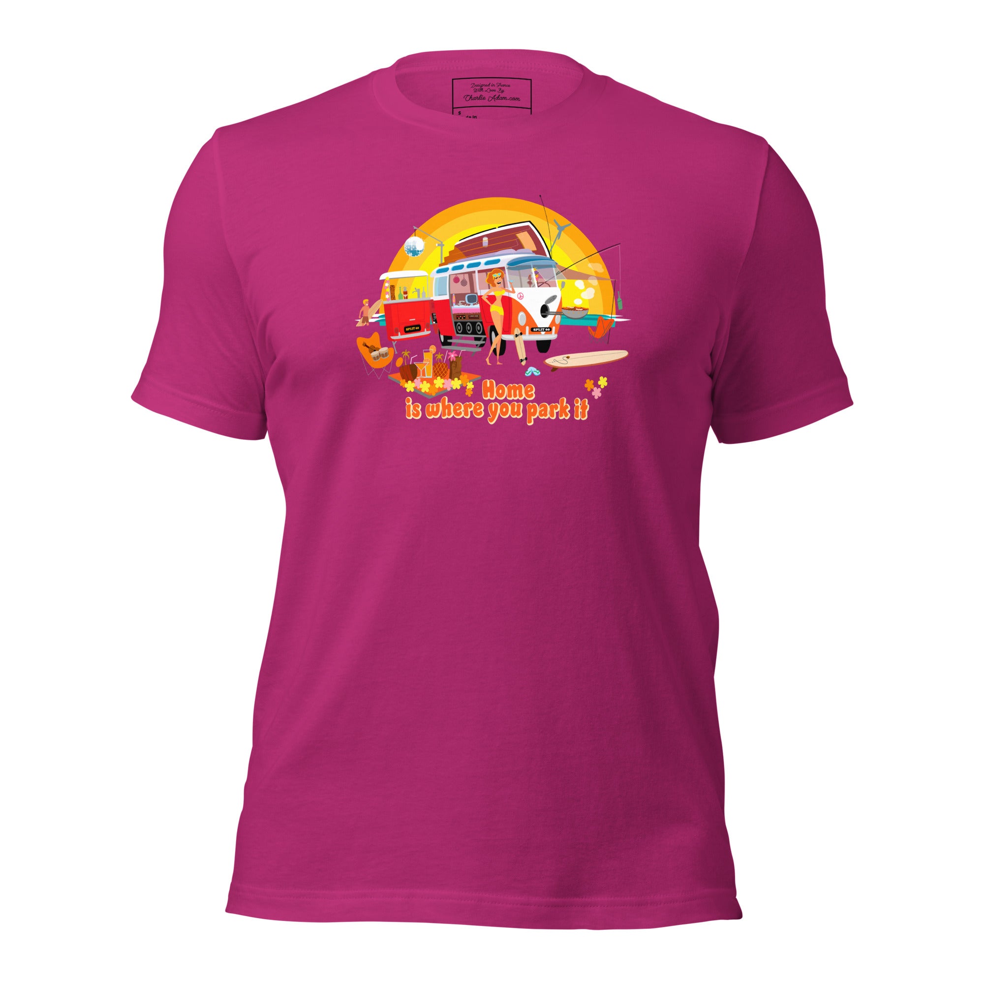 Unisex cotton t-shirt Ultra Combi on bright colors