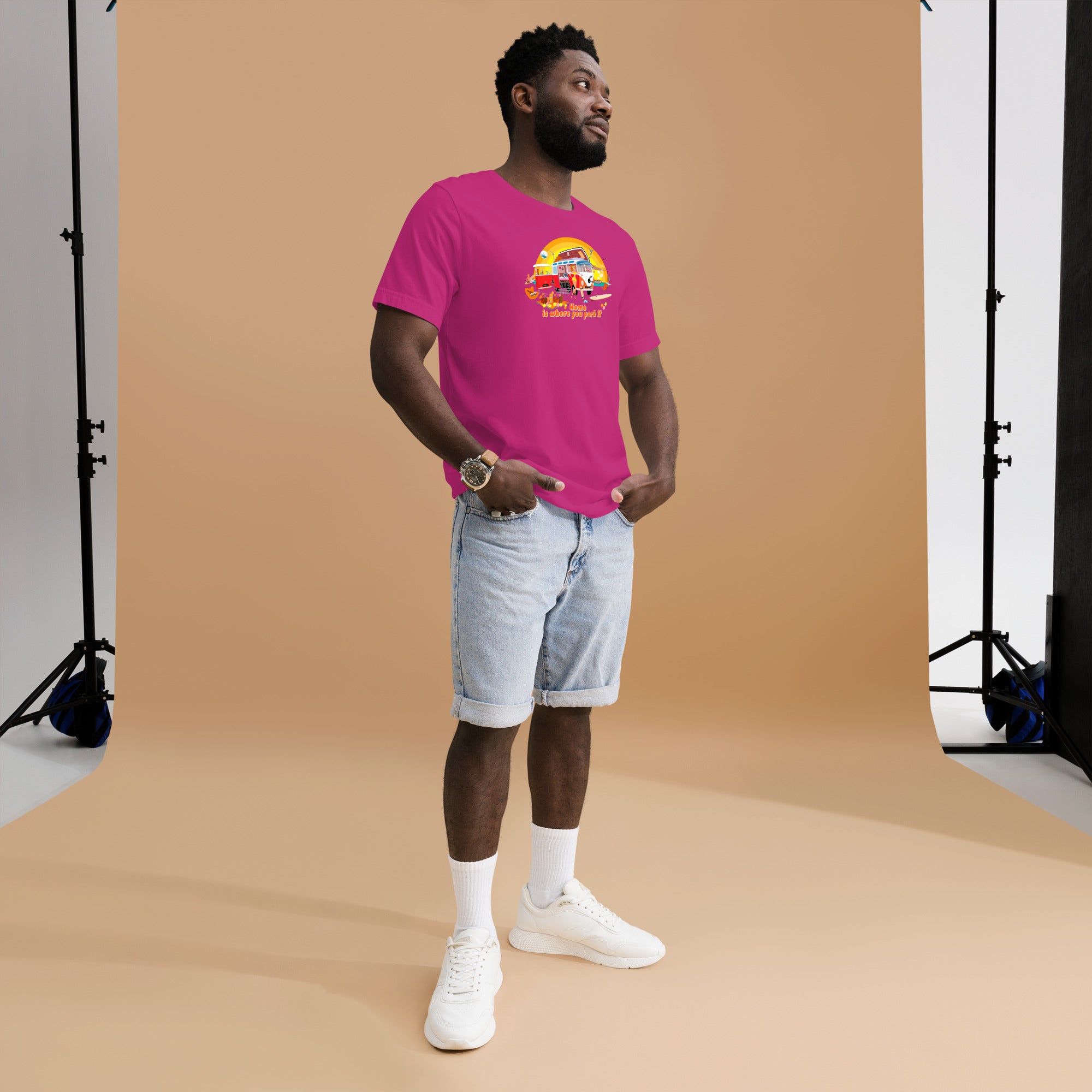 Unisex cotton t-shirt Ultra Combi on bright colors