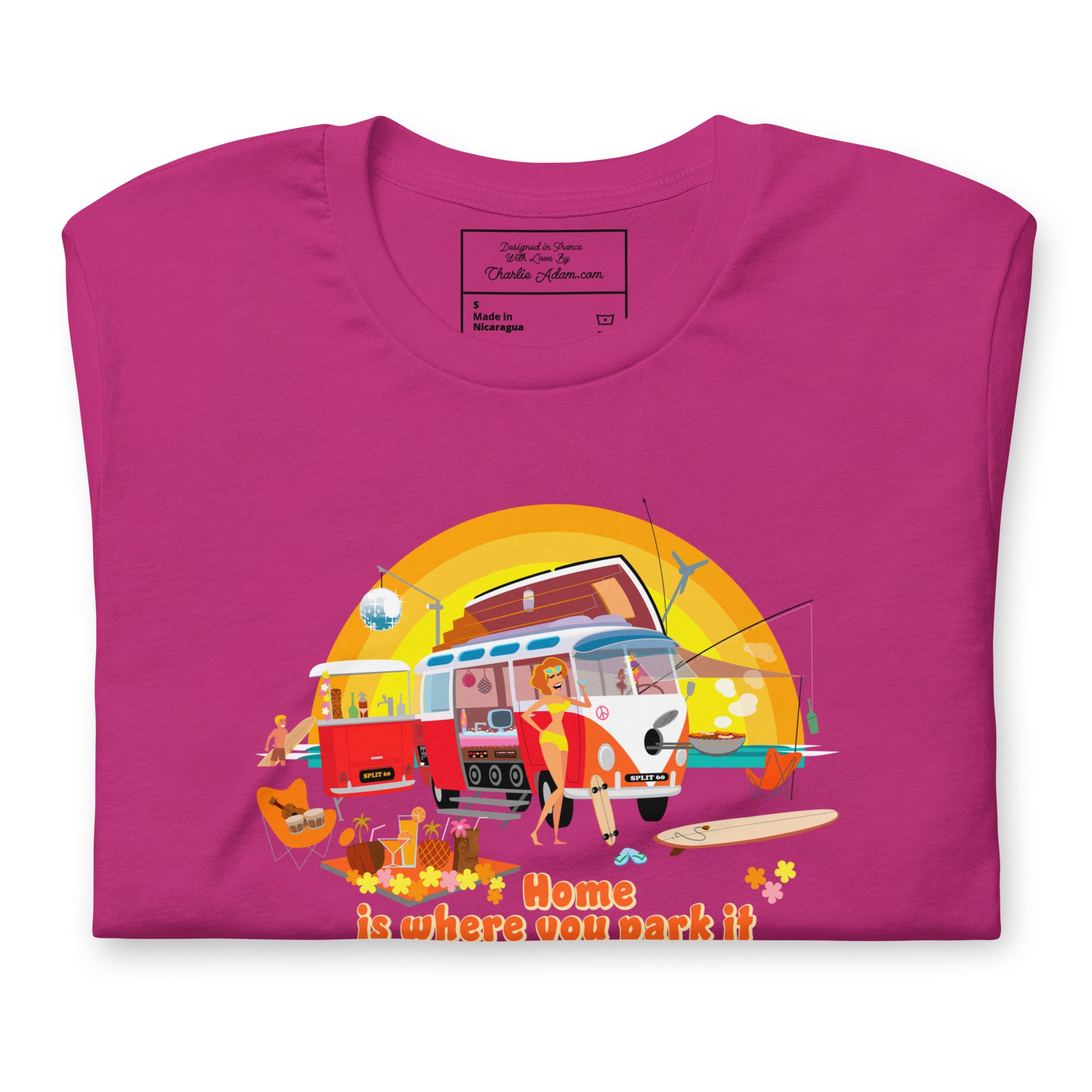 Unisex cotton t-shirt Ultra Combi on bright colors